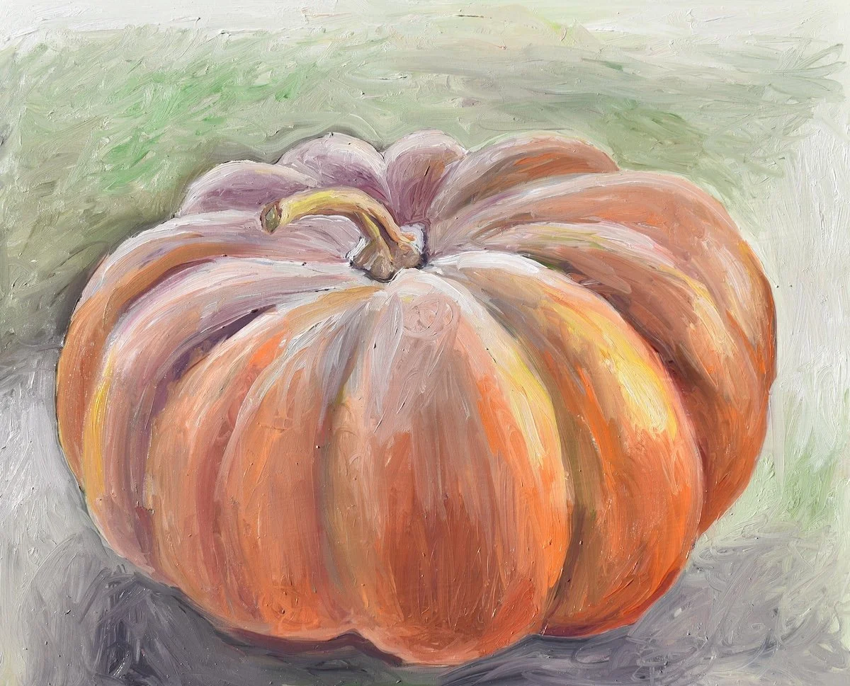 Pumpkin, 2026, oil on panel, 11 x 14 inches