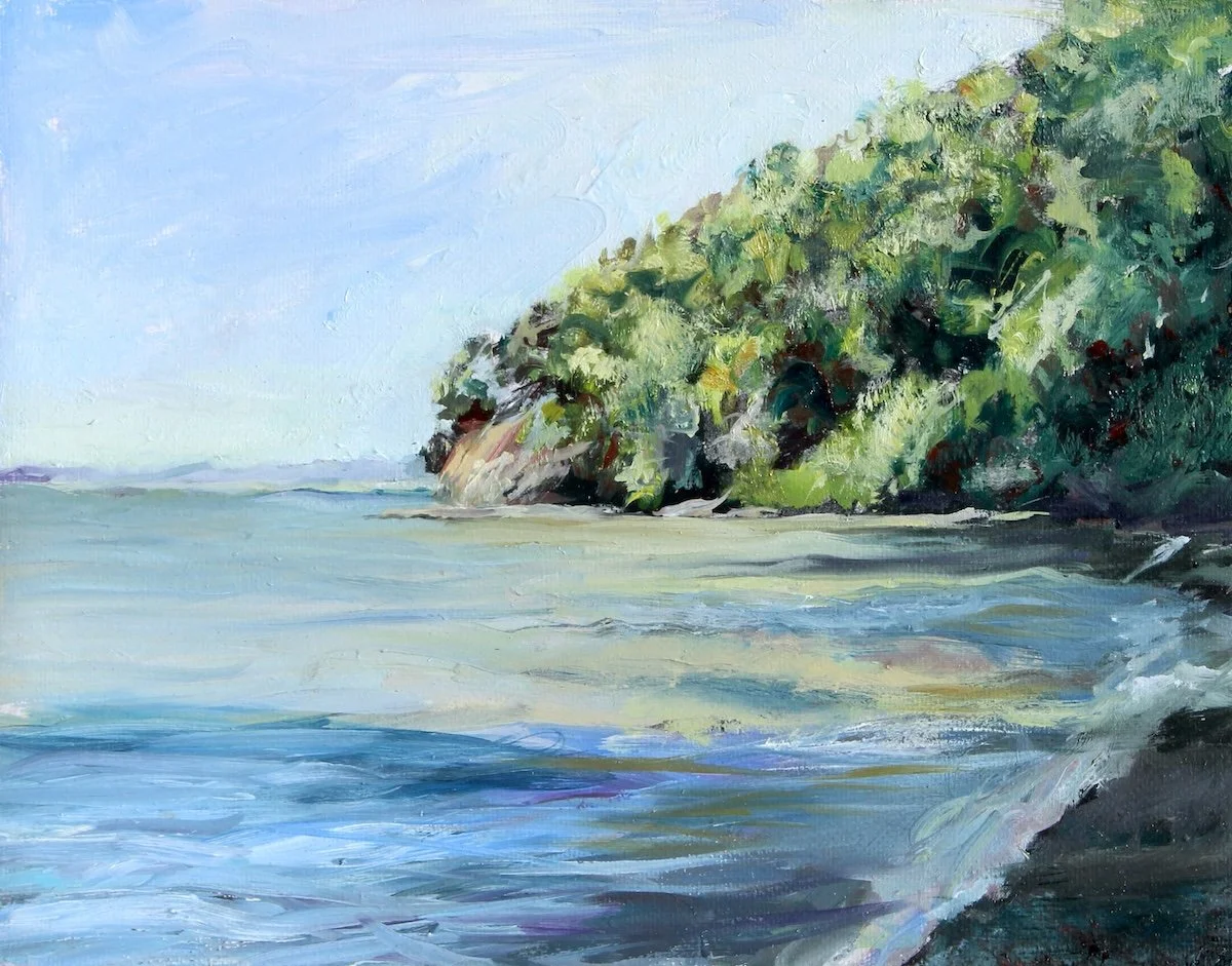 China Camp, 2024, oil on canvas, 8 x 10 inches