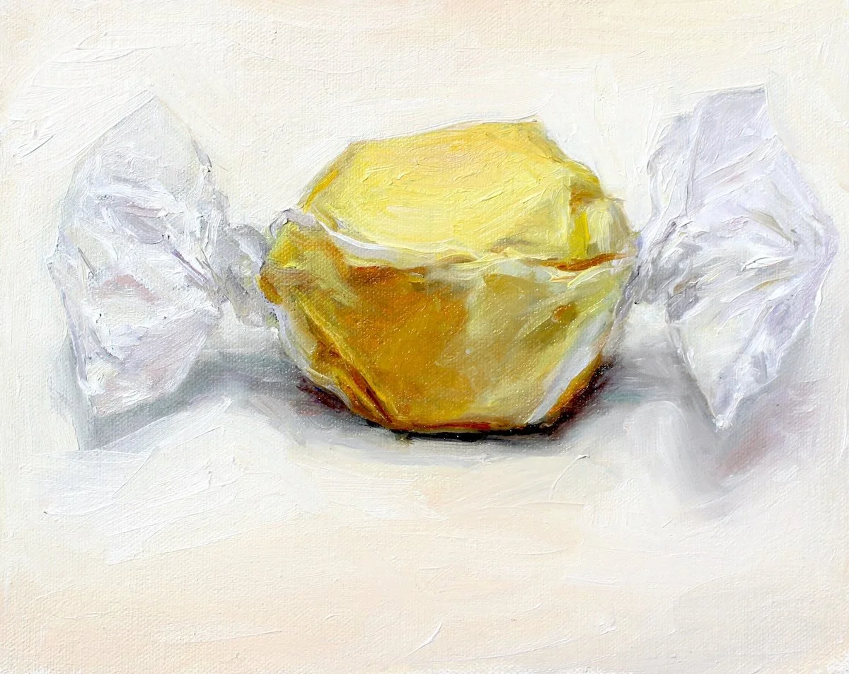 Lemon Taffy, 2023, oil on canvas, 8 x 10 inches