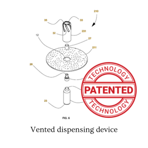 Patented Vented Dispensing Device