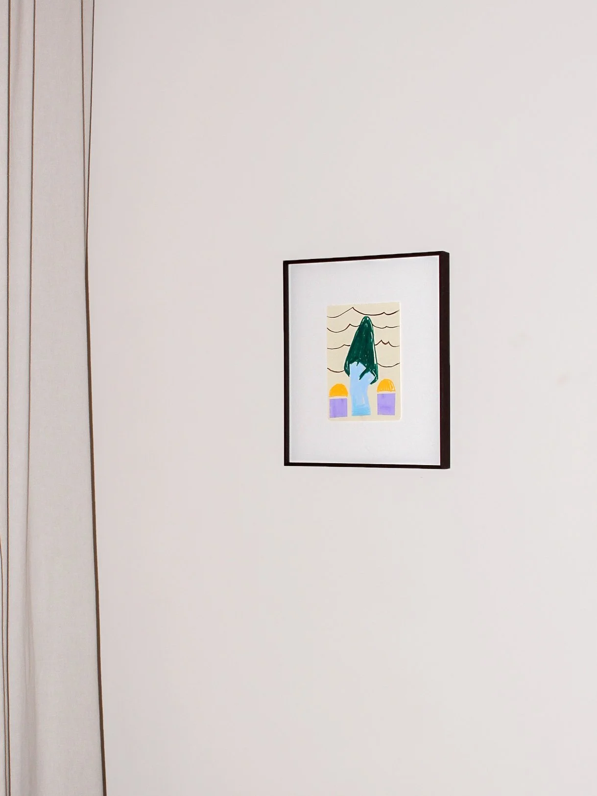 originele tekening - aluminium kader