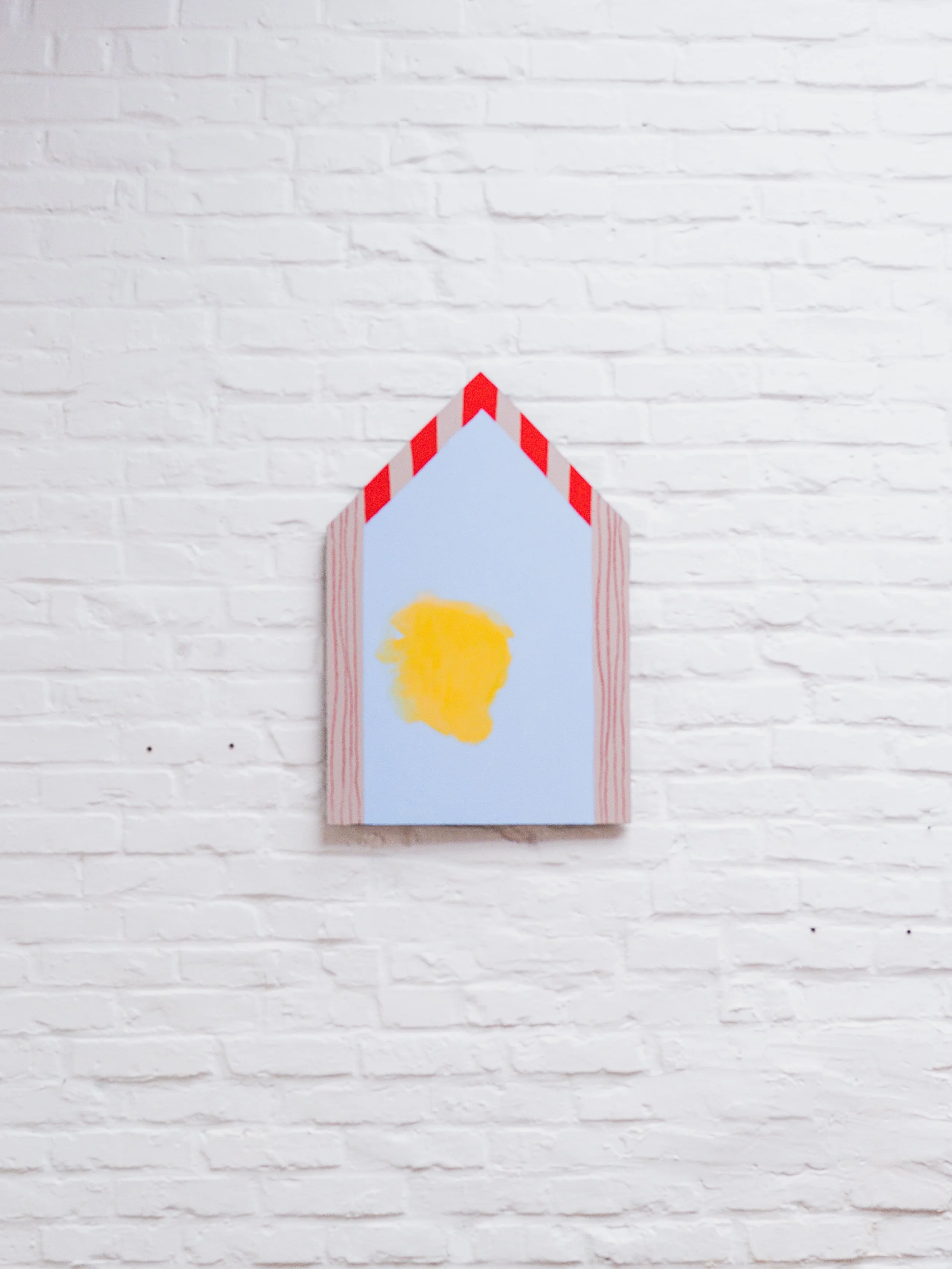 poort, 2025 / acryl en oliepastel op MDF /
59 x40cm