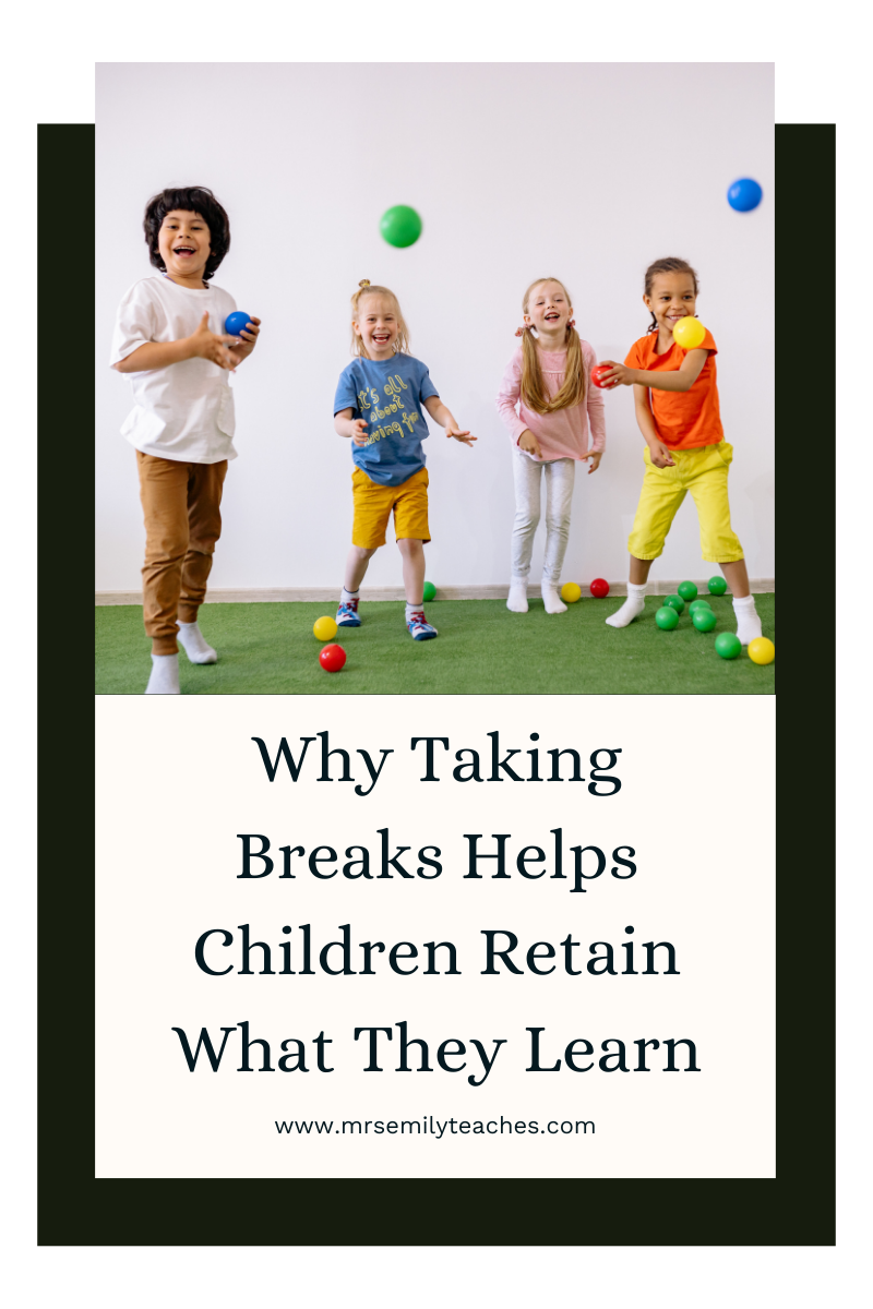 Why Taking Breaks Helps Children Retain What They Learn