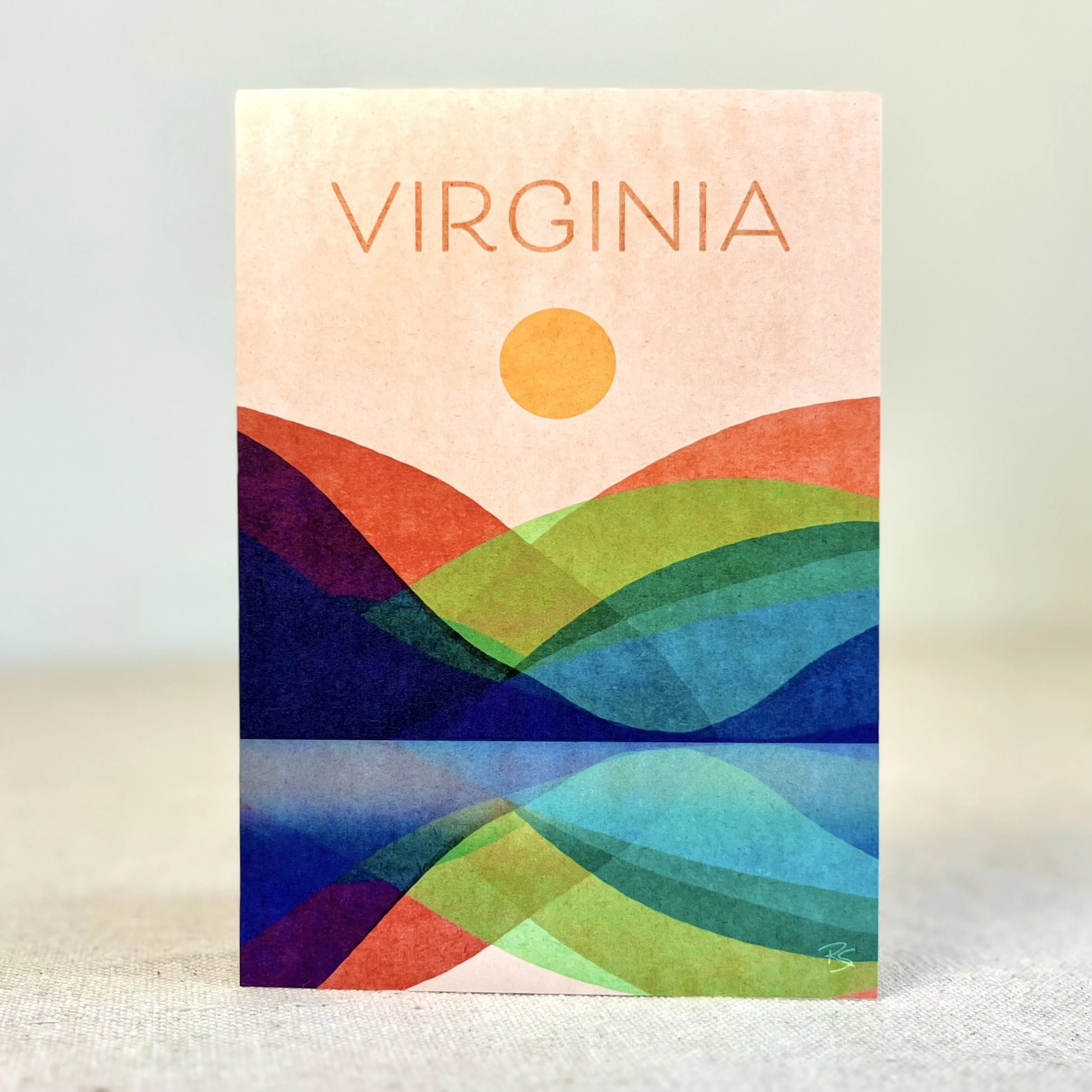 Virginia Lake 5x7" Art Print