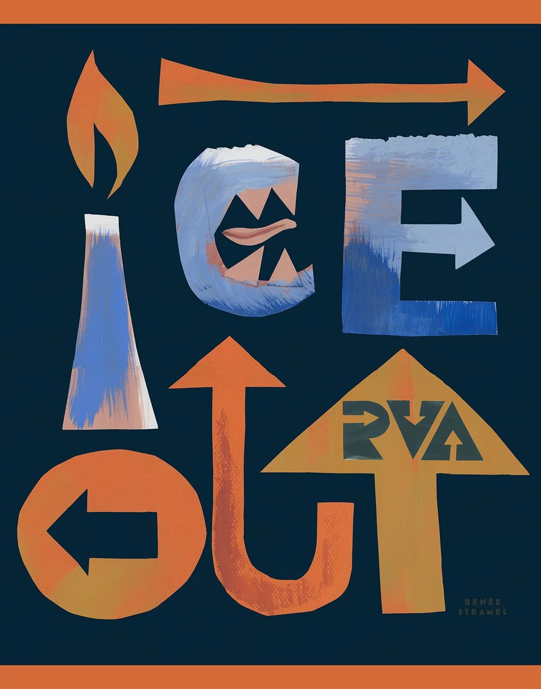 8.5 x 11" ICE Out RVA • Free Digital Download