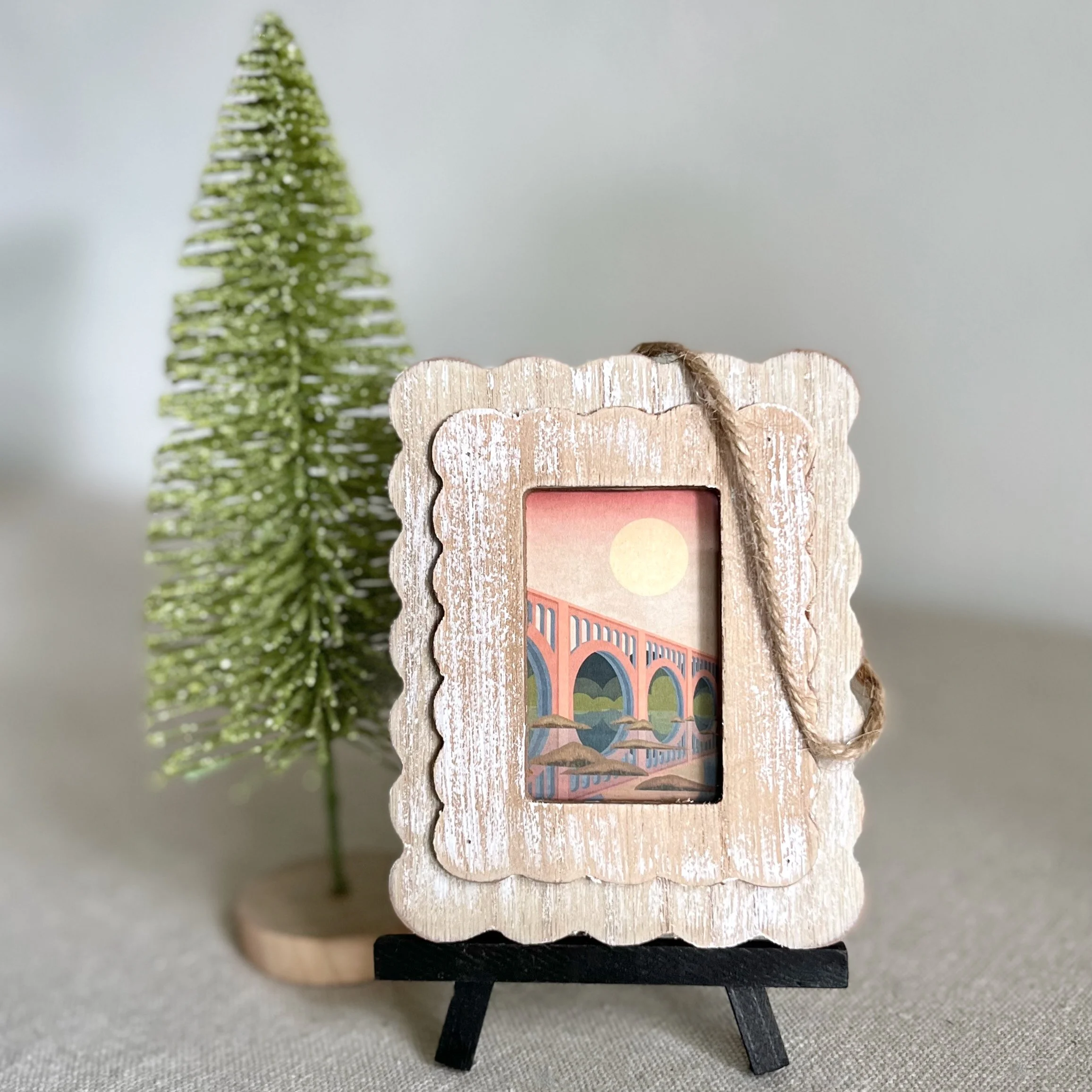 Richmond Holiday Ornament • Moon Over A-Line Bridge