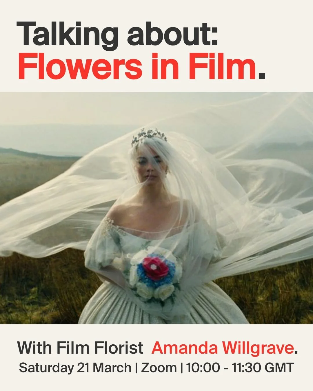 We are delighted to have Film Florist Amanda Willgrave joining us for our next TP Industry Session. 

Amanda has created an incredible body of work, with recent credits including Academy Award winner Frankenstein, Hamnet, Wuthering Heights and Neurom