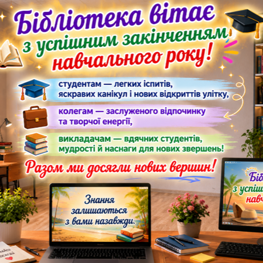 Привітання із закінченням навчального року