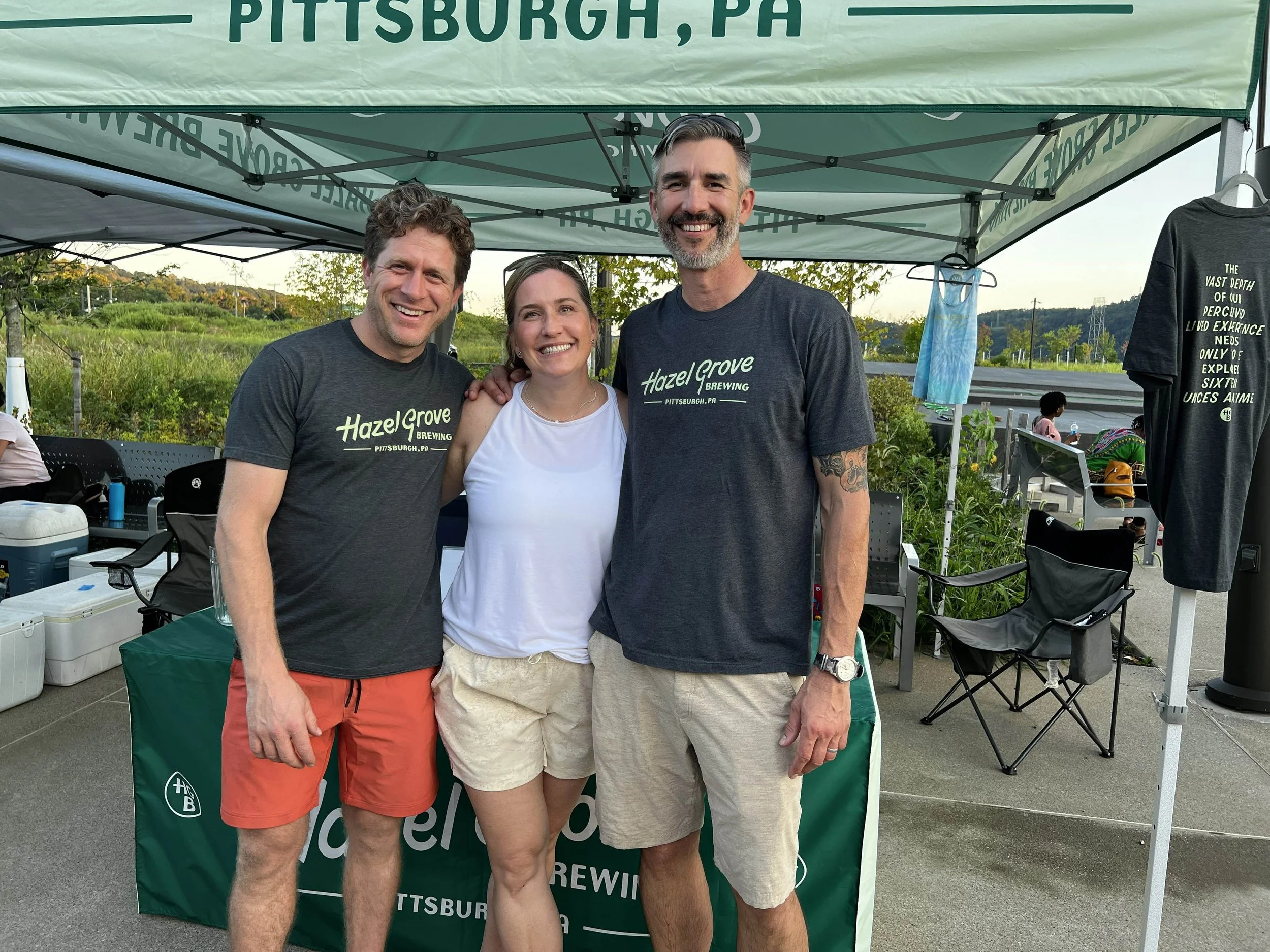 The owners of the Hazel Grove Brewing craft brewery in Pittsburgh, PA