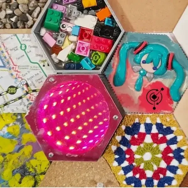 Our hexwall community art project