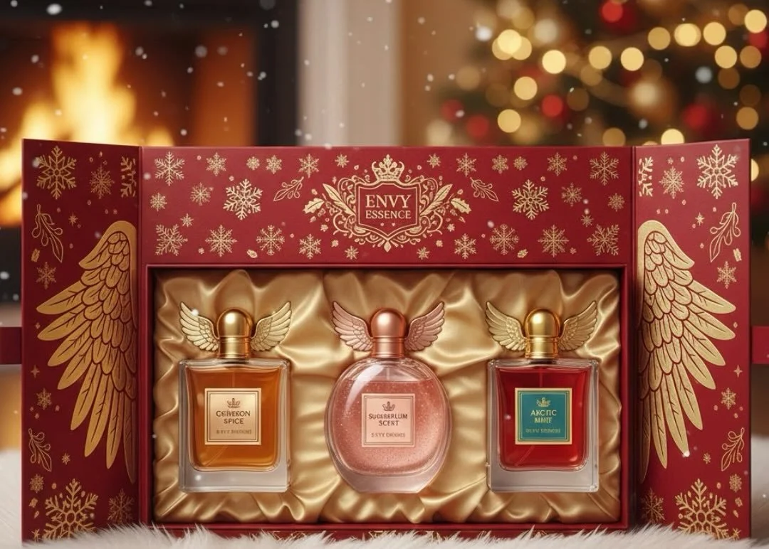 Unwrap the scent of Christmas with Envy&rsquo;s 3 new holiday scents!! 🎁 ✨

Available for limited time only and coming soon&hellip; 
The wait is almost over 😉
