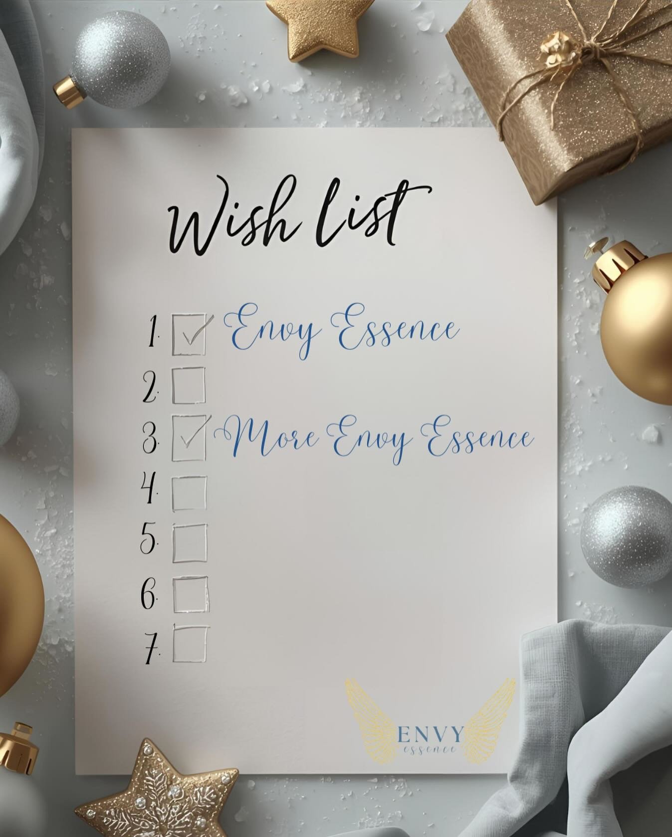 Make holiday wishes come true with Envy Essence🎅🏼✨

Click the link below to shop TODAY!!! 
https://www.envy-nv.com/ 
#envyessence #envy #vei #holiday