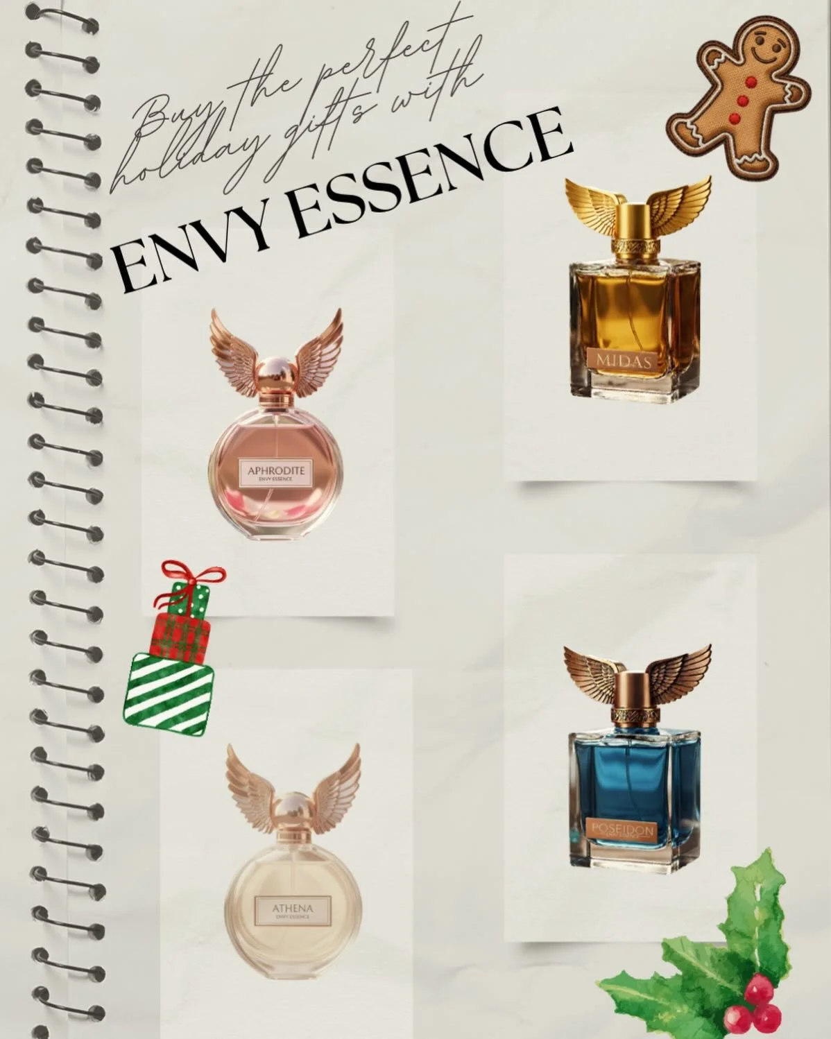 Give the gift of Envy Essence this holiday season! 
#envyessence #vei #holidays