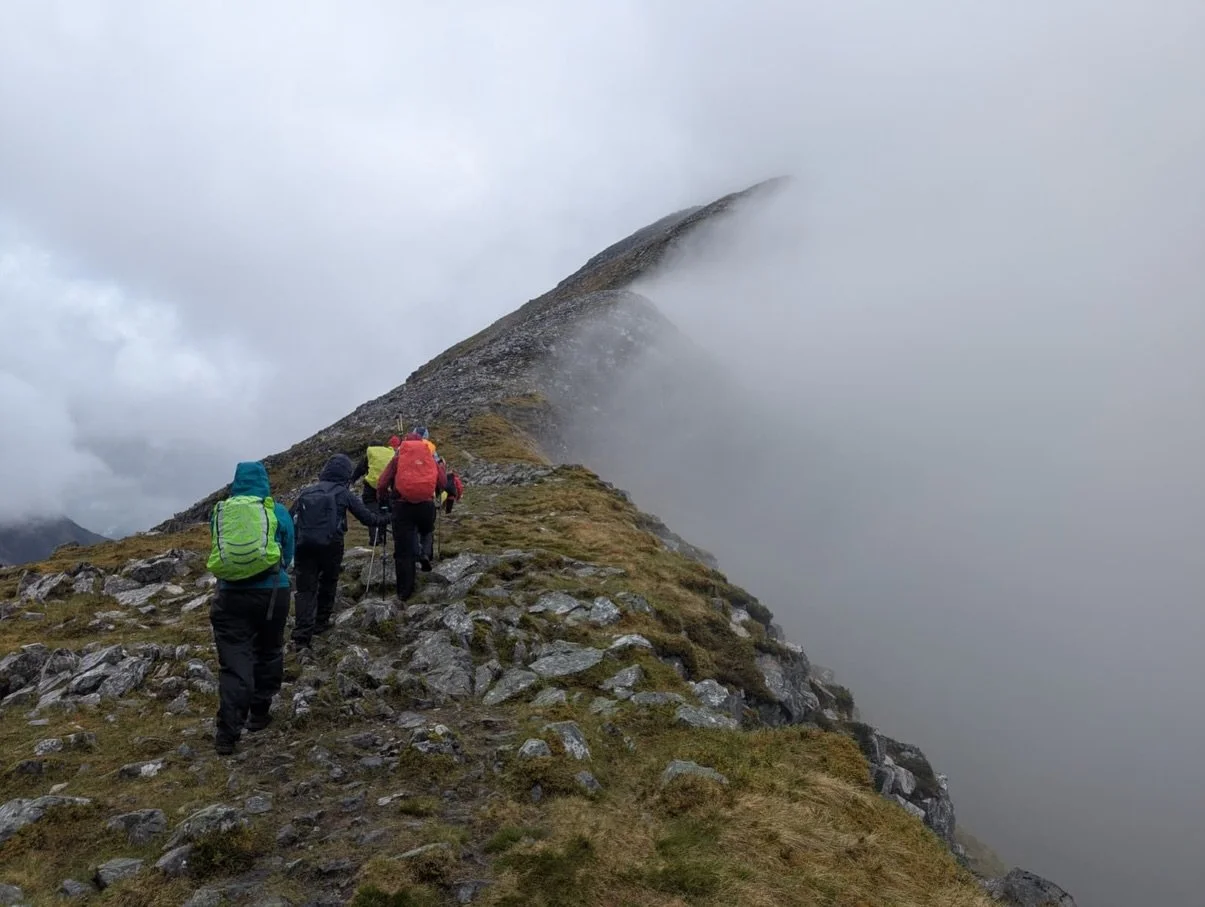 Day two of the Scotland seven summits series had us following the Stob B&agrave;n (white peak) horseshoe. Taking in the Stob B&agrave;n Munro and the Mullach nan Coirean (summit of the corries) Munro in the Mamores. Some though conditions for the gro