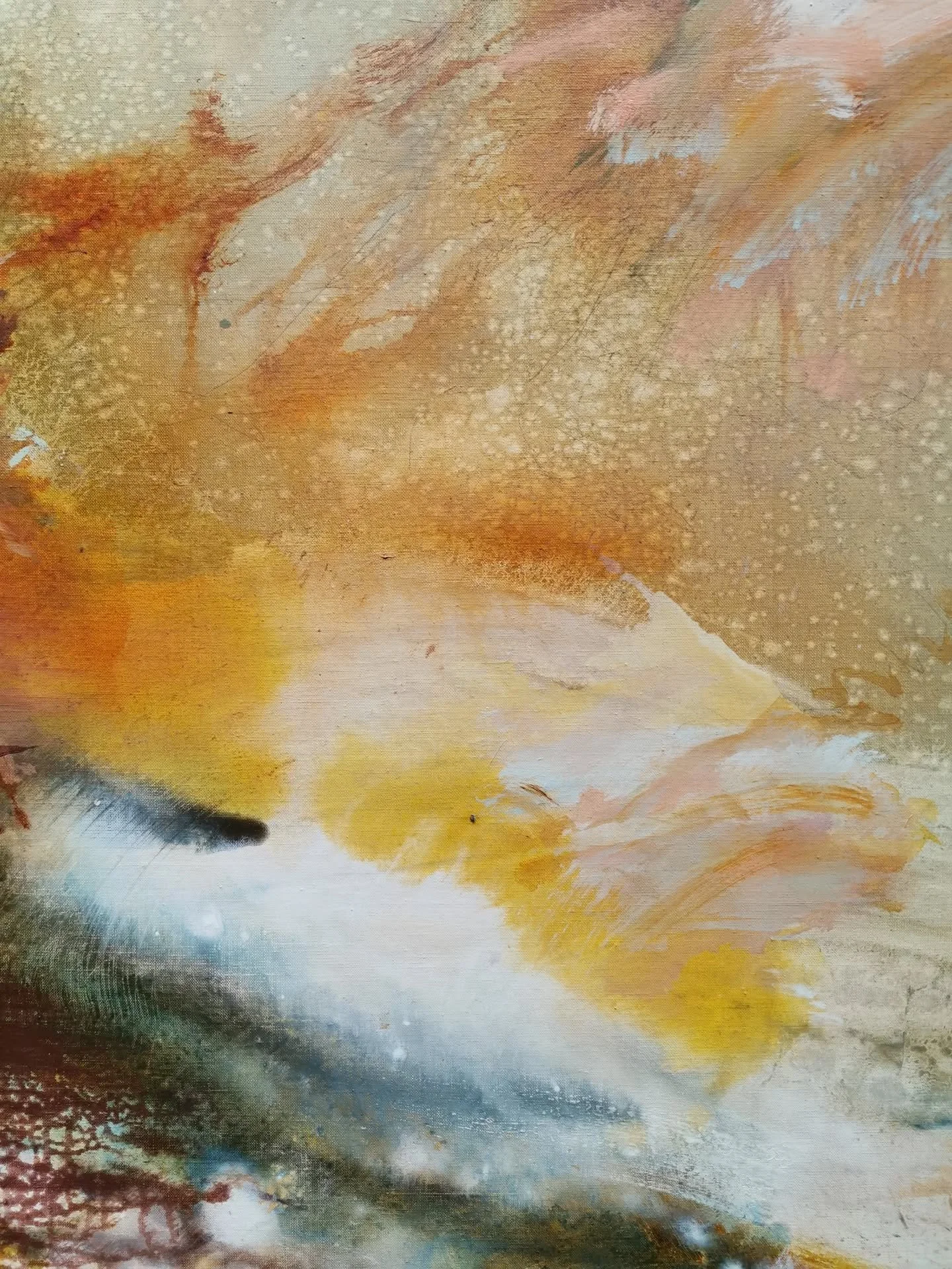 It was fantastic to see the works radiating all the energy they contain, getting to the core of nature and its ever-changing consistency, shape, and endless fluid creation. You want to stare at them forever without getting tired, and would always fin