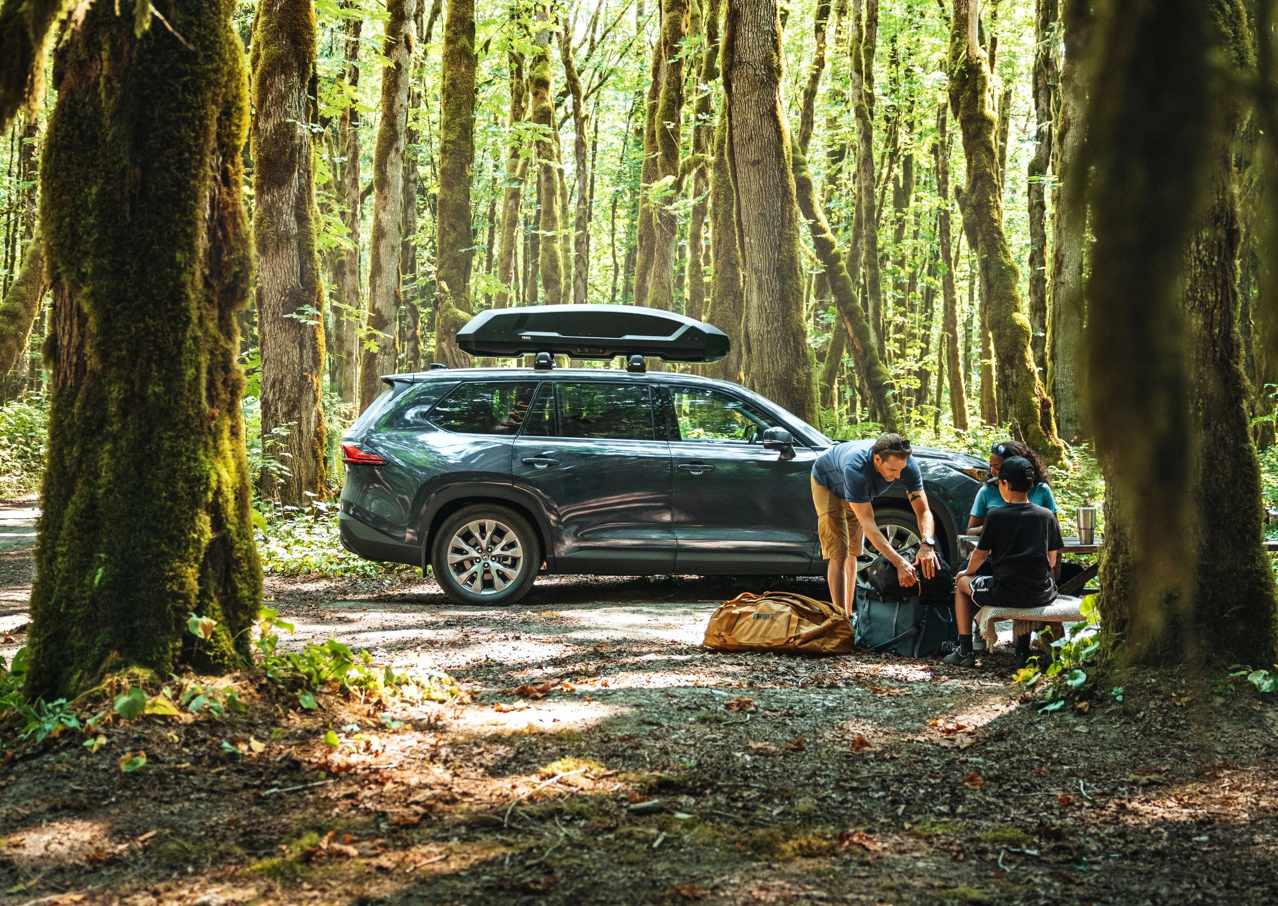 Thule Cargo Box with Camping Gear