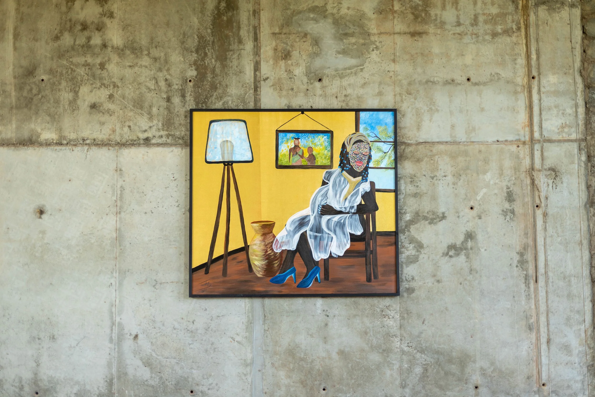 "Enunciation in Gold"
178 x 160cm
Acrylic on canvas
2026