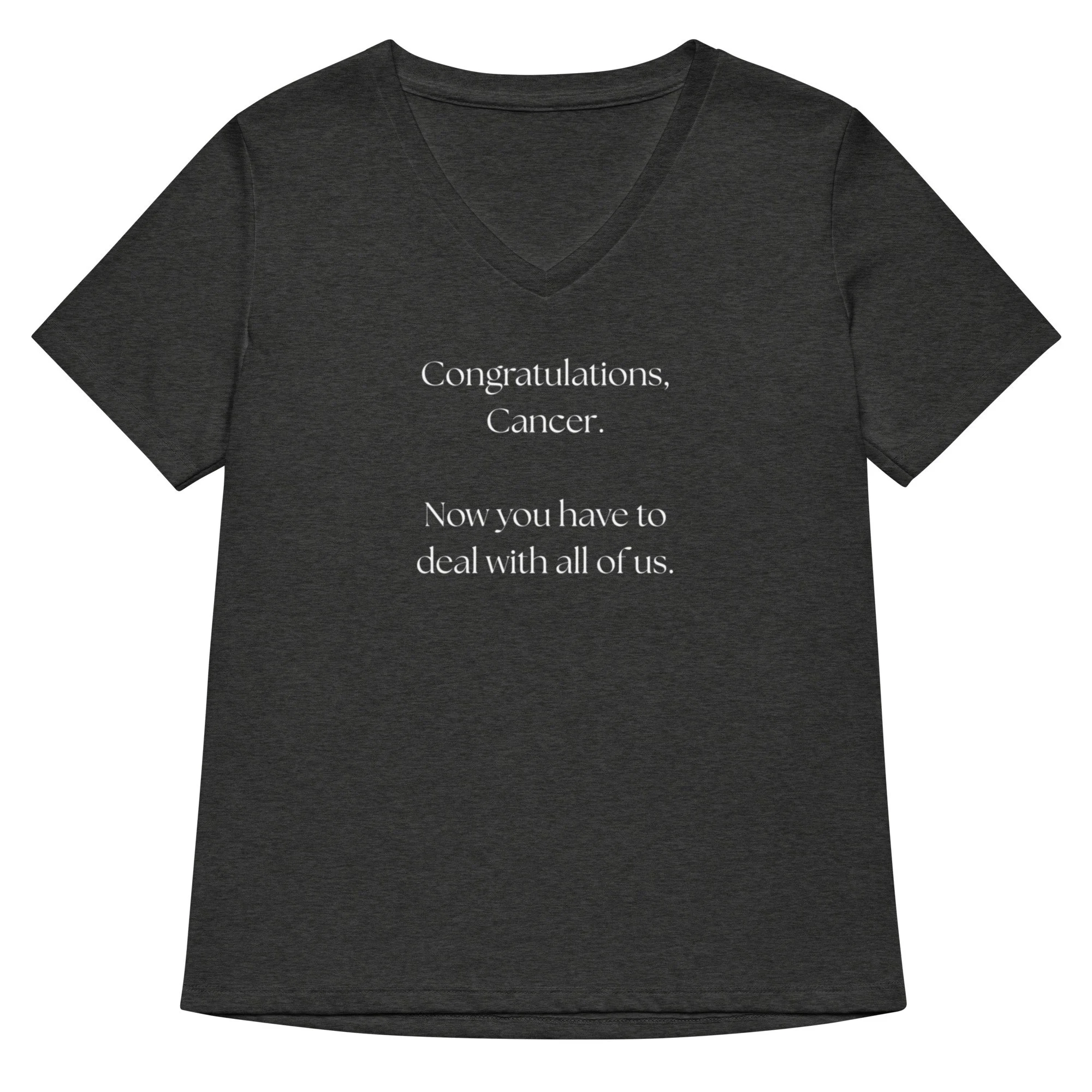 Deal With All of Us - Women's V-neck T-Shirt