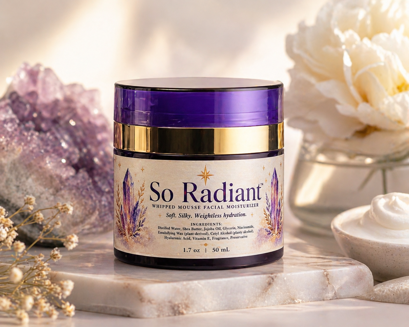 So Radiant - Whipped Mousse Facial Moisturizer