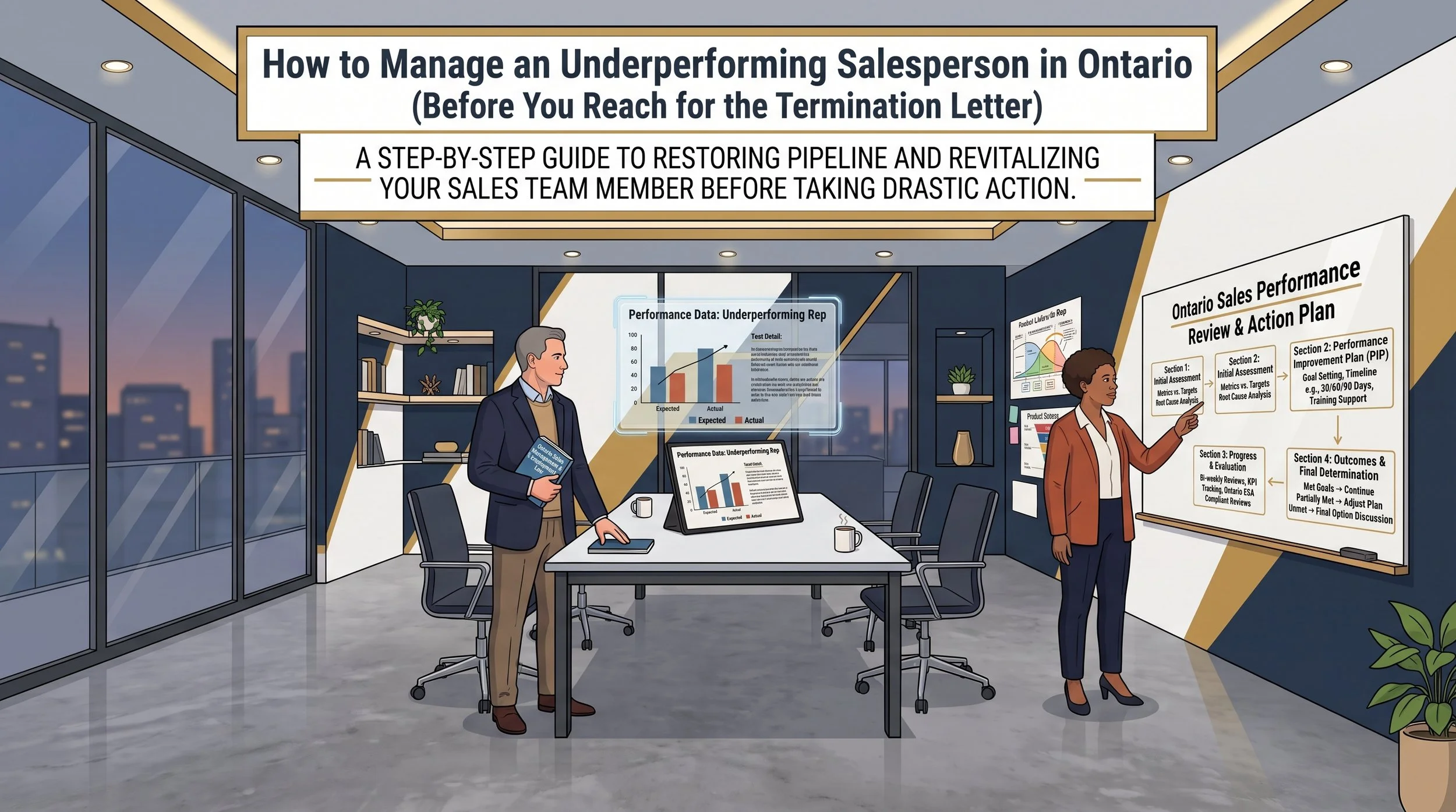 How to Manage an Underperforming Salesperson in Ontario (Before You Reach for the Termination Letter)