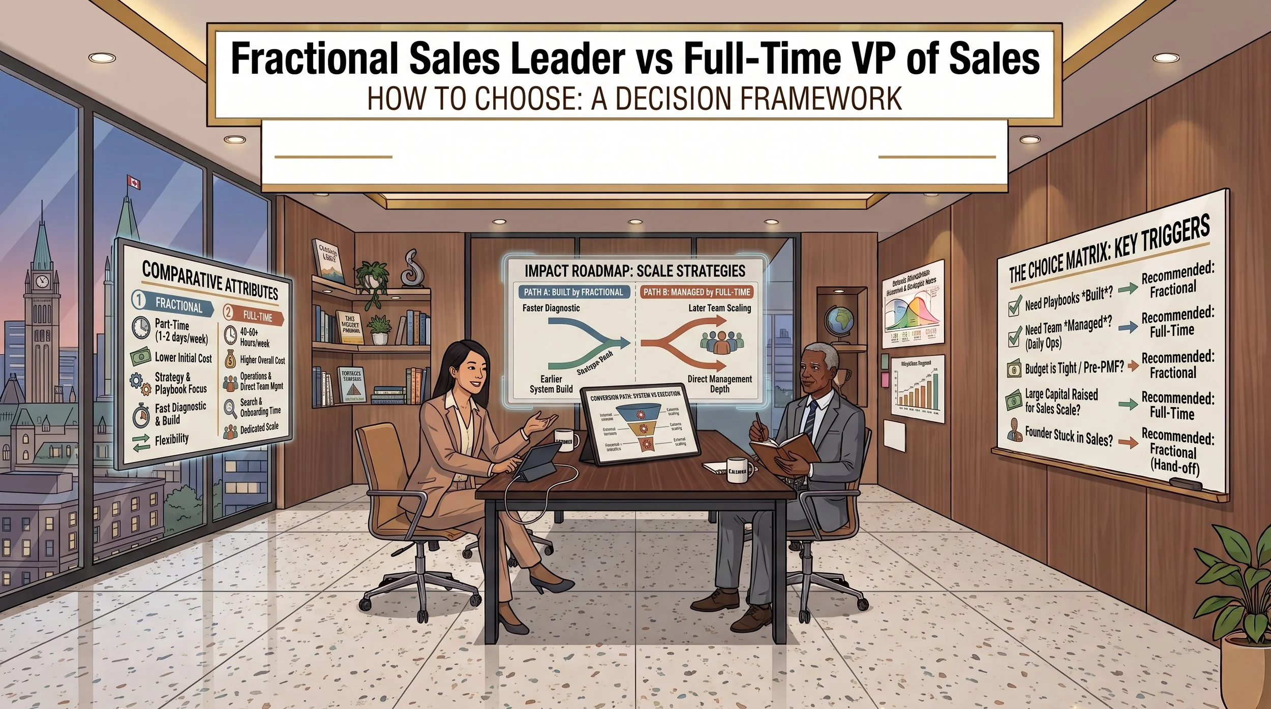 Fractional Sales Leader vs Full-Time VP of Sales: How to Choose