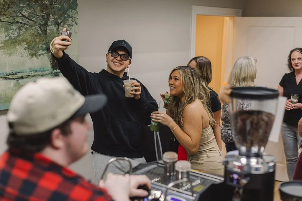 Mobile coffee cart for parties and corporate events