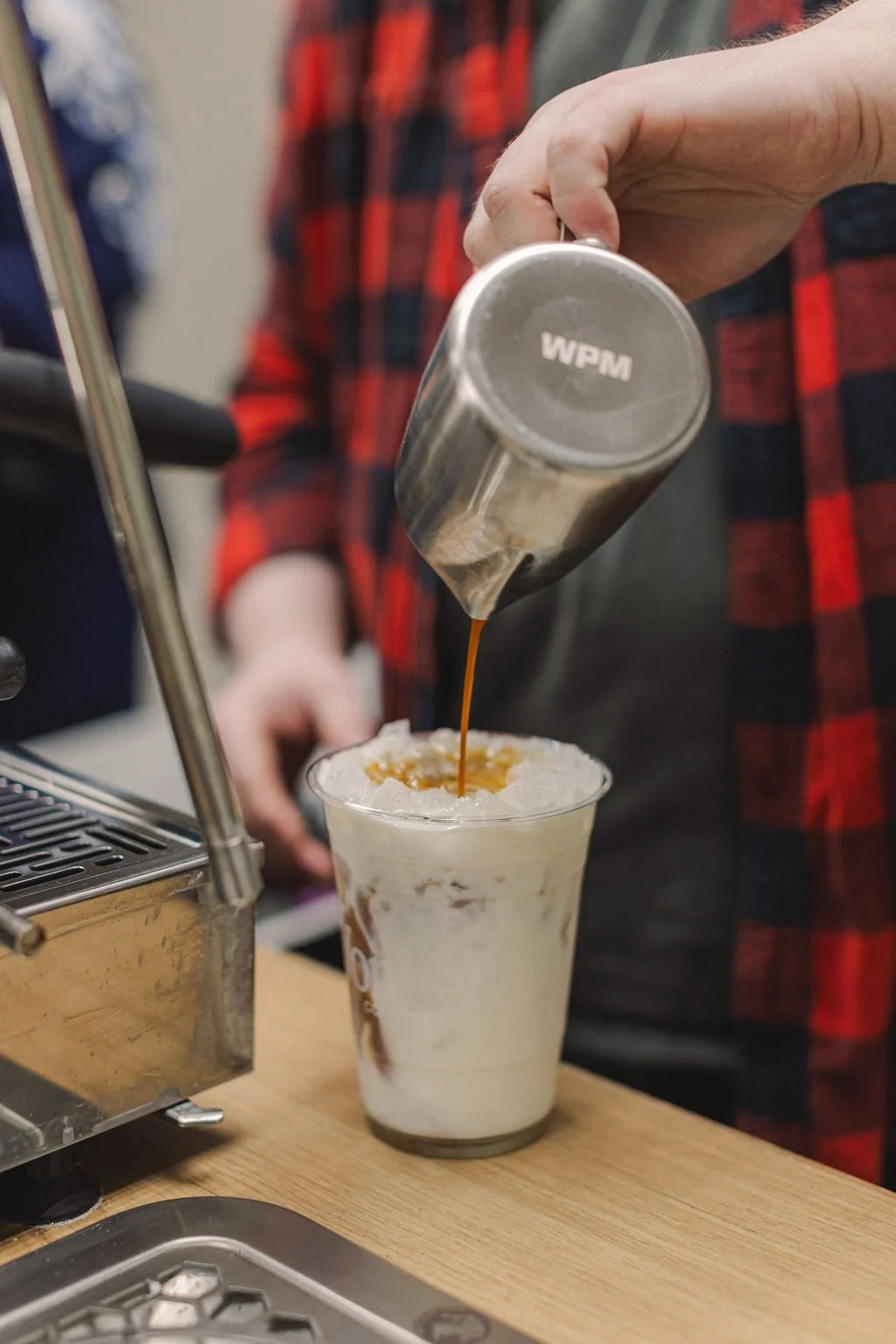 specialty espresso coffee with homemade small batch syrups