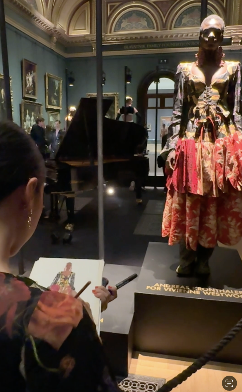 Live Event Illustration at the Devil Wears Prada Premiere, London