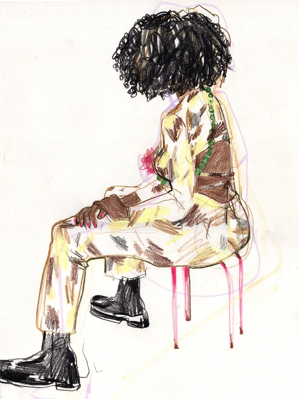 🎨 Clothed Life Drawing Session with a Live Model at my studio! Saturday 10 January 10-1pm 👗✏️