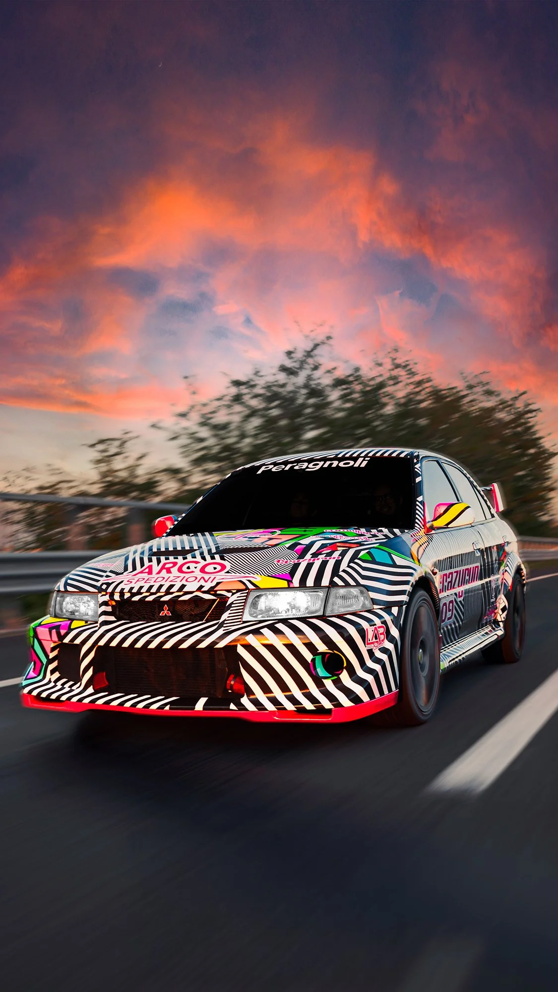 lancer evo 6 noleggio