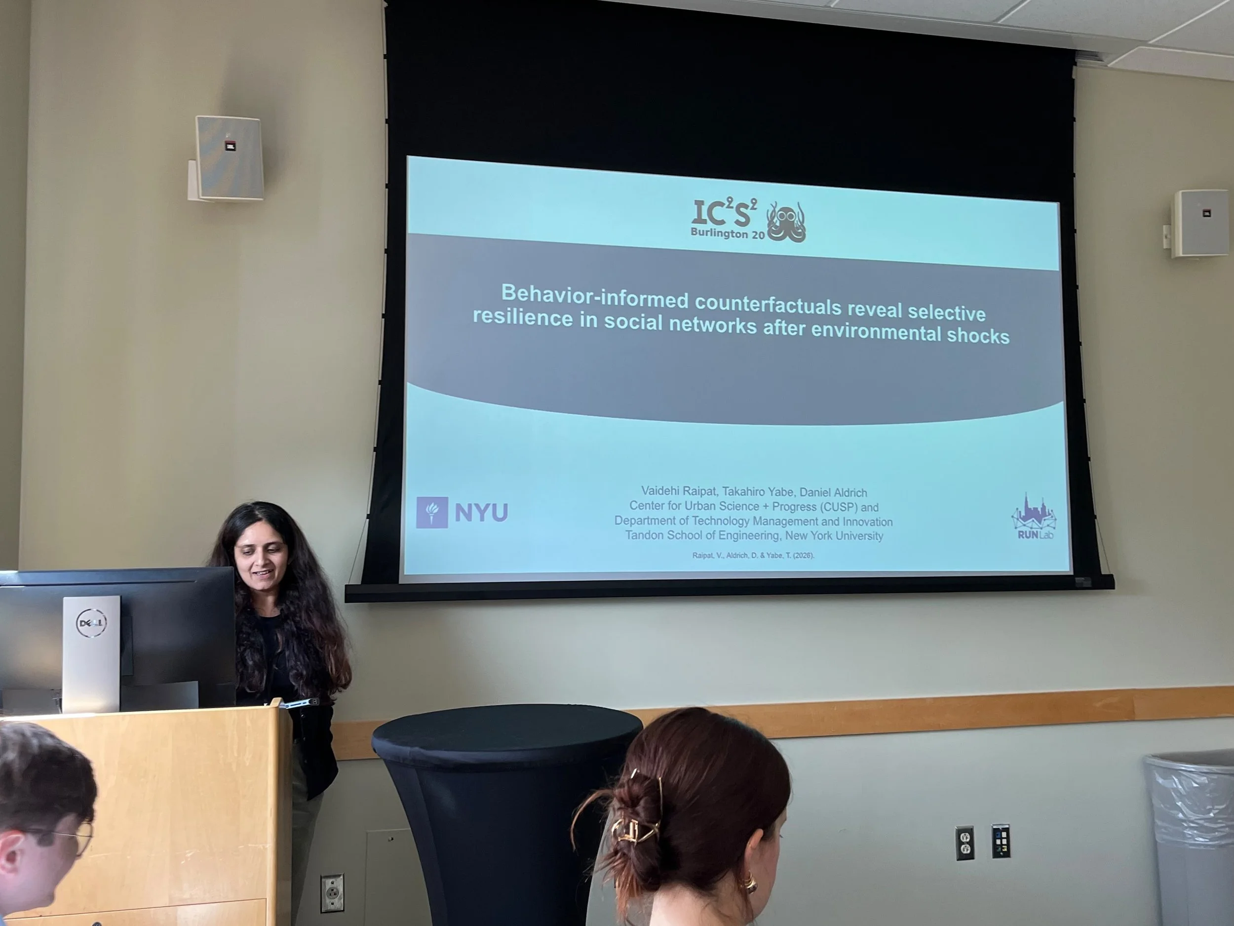 Presentation at IC2S2 2016 Burlington, Vermont