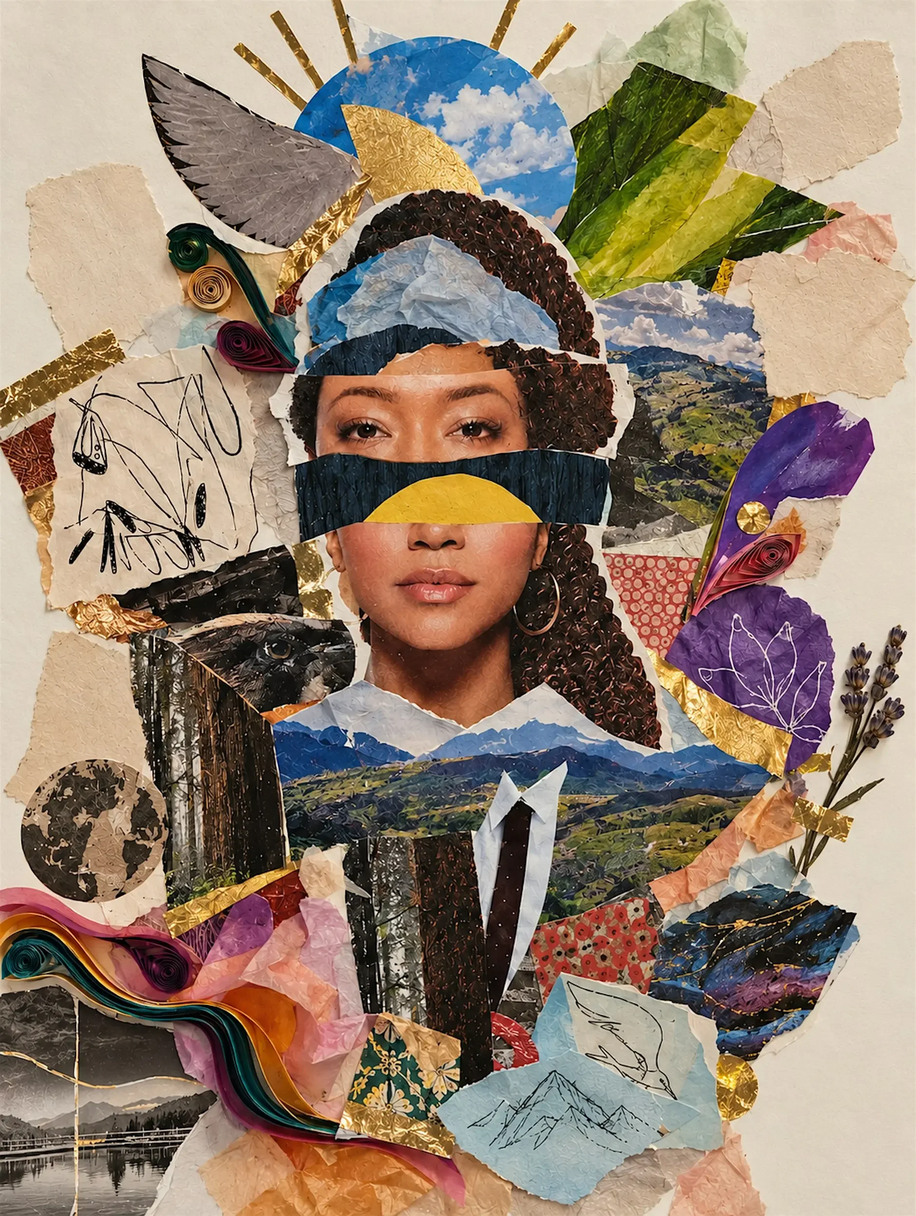 Beyond Portraiture: Mixed Media Portrait Collage