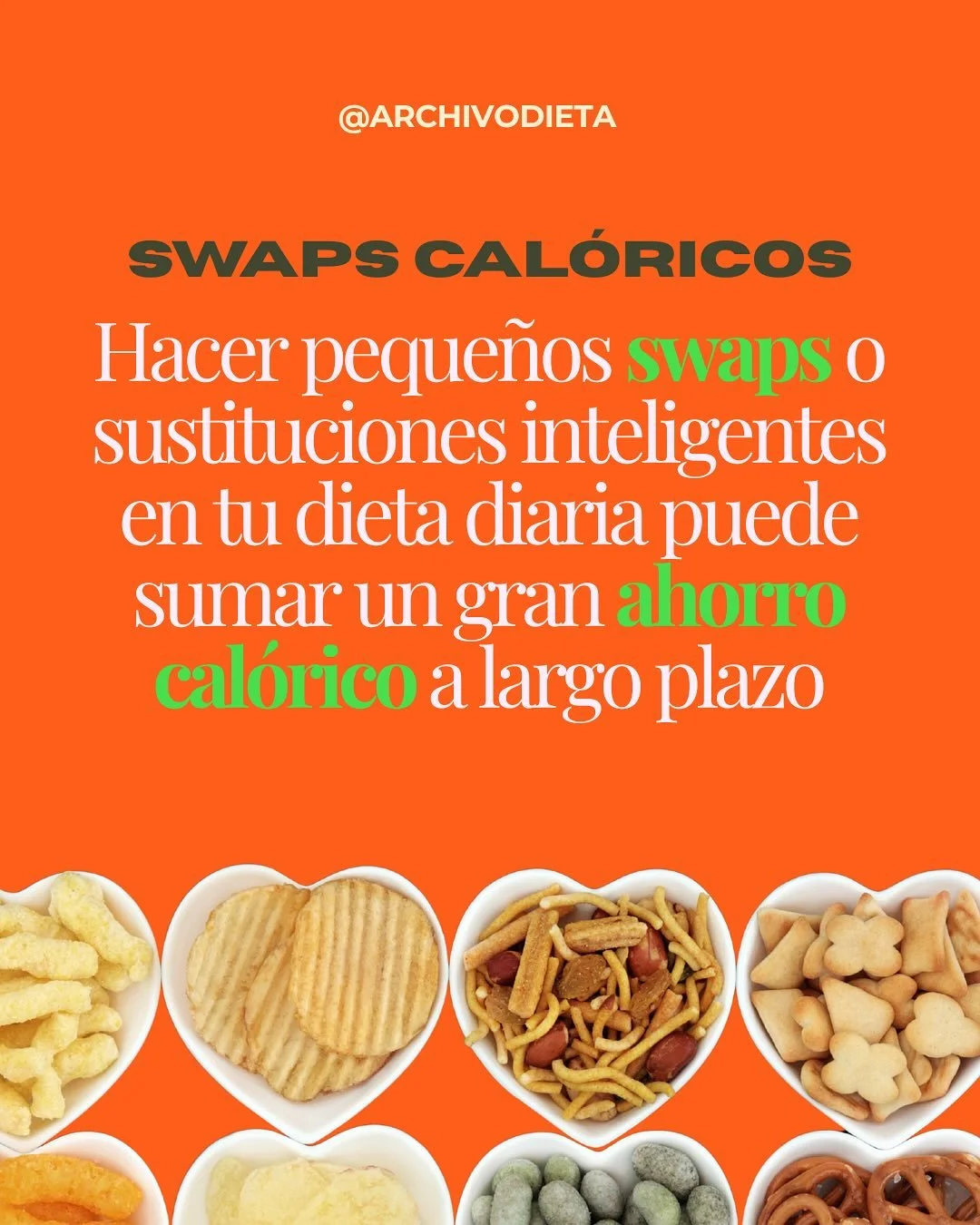 La idea de los &ldquo;swaps&rdquo; cal&oacute;ricos es evitar calor&iacute;as invisibles sin sacrificar sabor o cambiar completamente lo que quieres comer.
