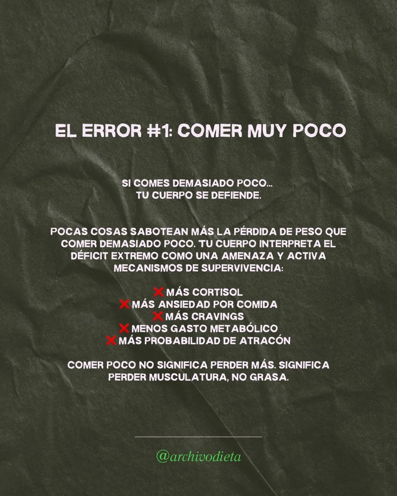 Tu d&eacute;ficit recomendado depende de tu peso tu estatura, y tu nivel de actividad, pero no deber&iacute;a pasar del 10&ndash;25 % de tus calor&iacute;as de mantenimiento seg&uacute;n evidencia.

Si tu d&eacute;ficit te causa: obsesi&oacute;n, irr
