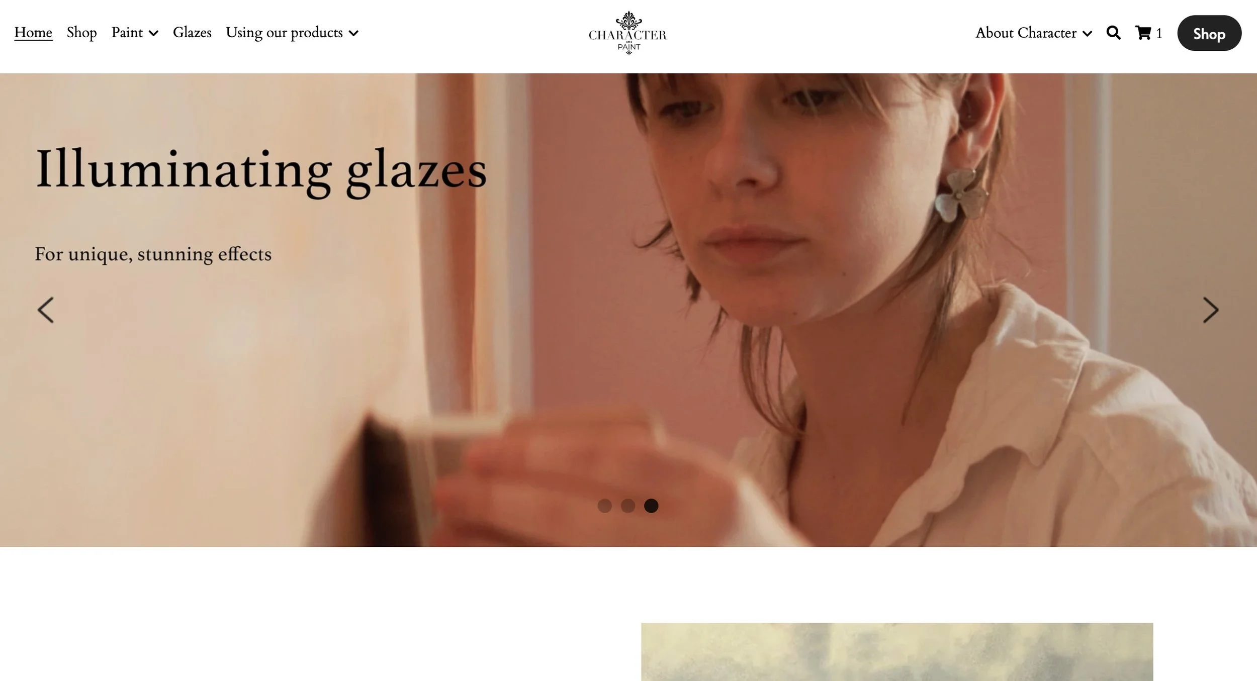 Character Paint Website