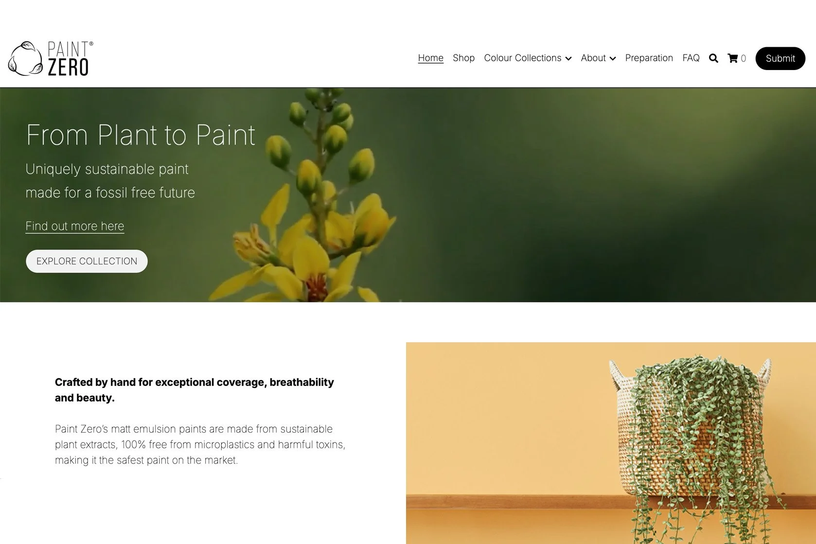 Paint Zero Website