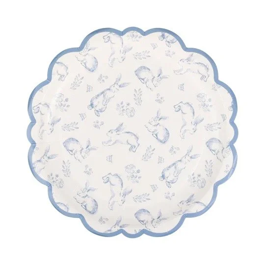 BUNNY TOILE PLATES