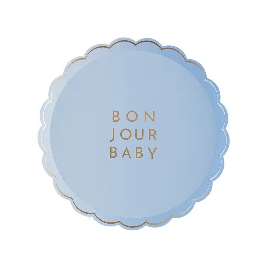 BONJOUR BABY BLUE PLATE.jpeg