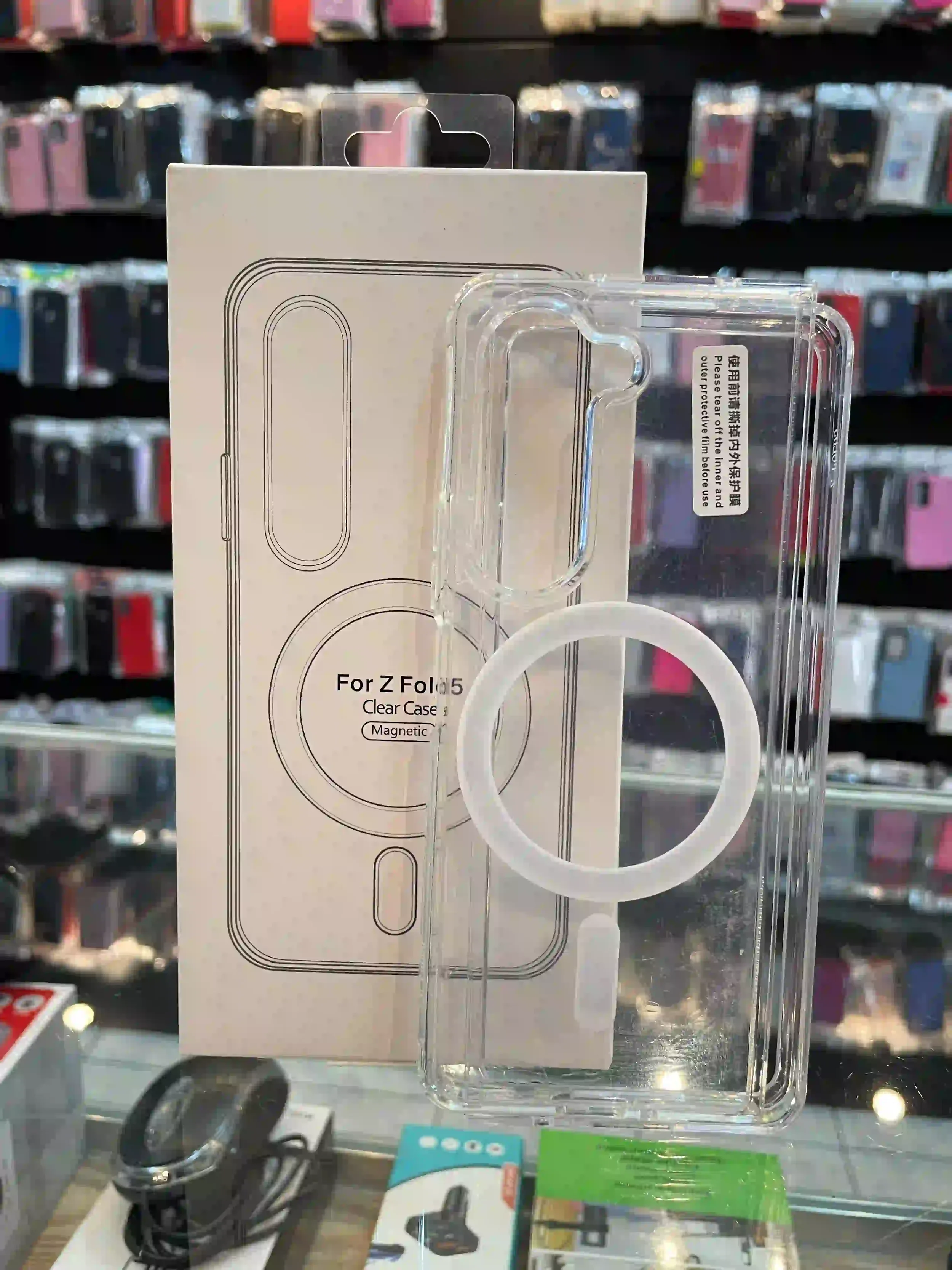 Funda Crystal Clear Samsung Z Fold 5 con MagSafe 02.webp