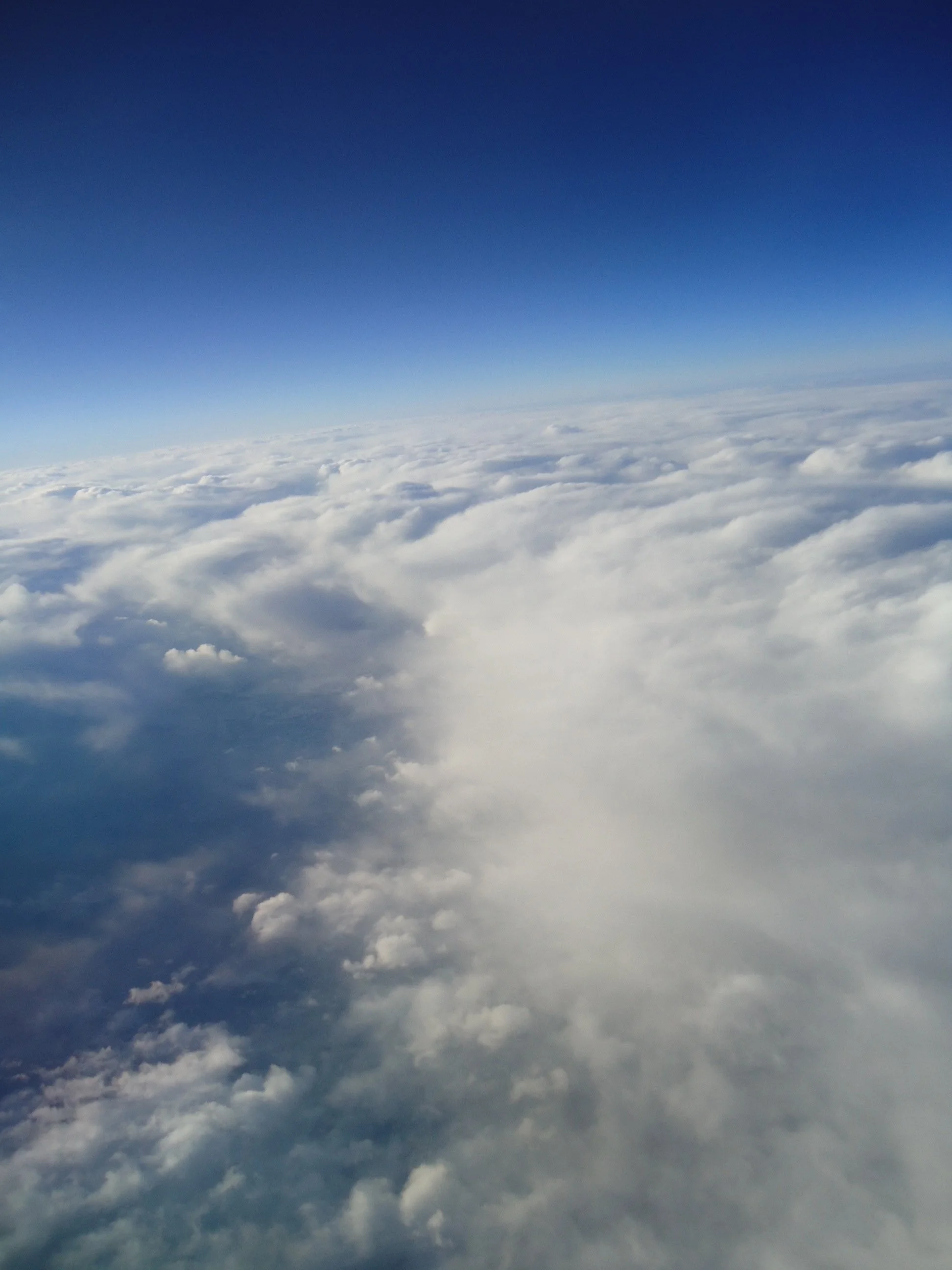 A view from a flight over Tokyo inspiring John Aylward's Atmospheric Tremors.