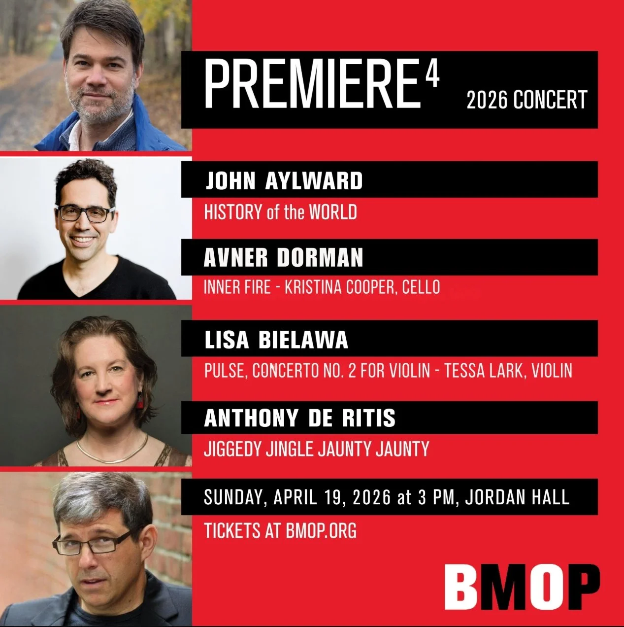BMOP Premieres John Aylward’s History of the World 