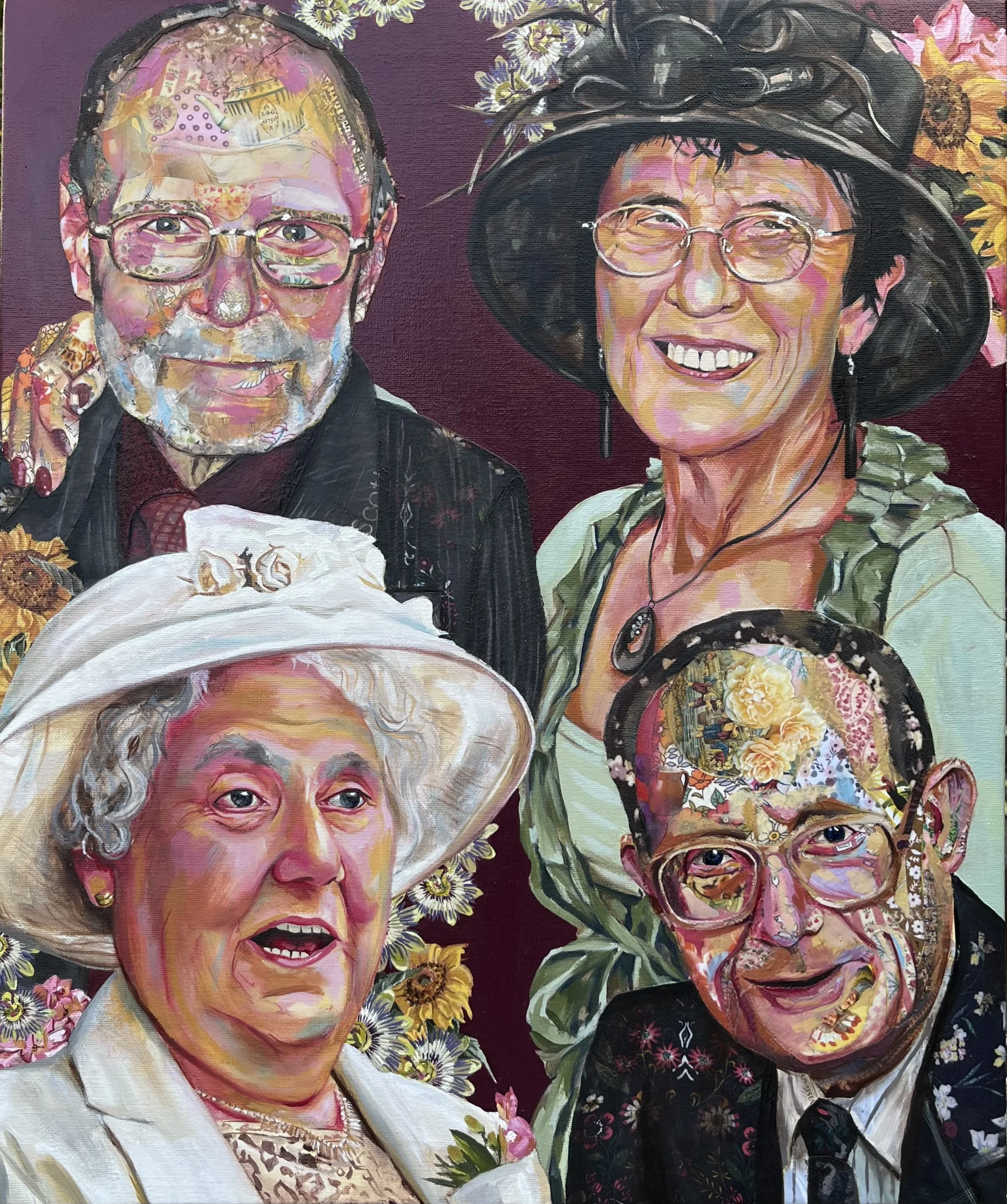 ‘Gone but not Forgotten’ mixed media 50x60 cm