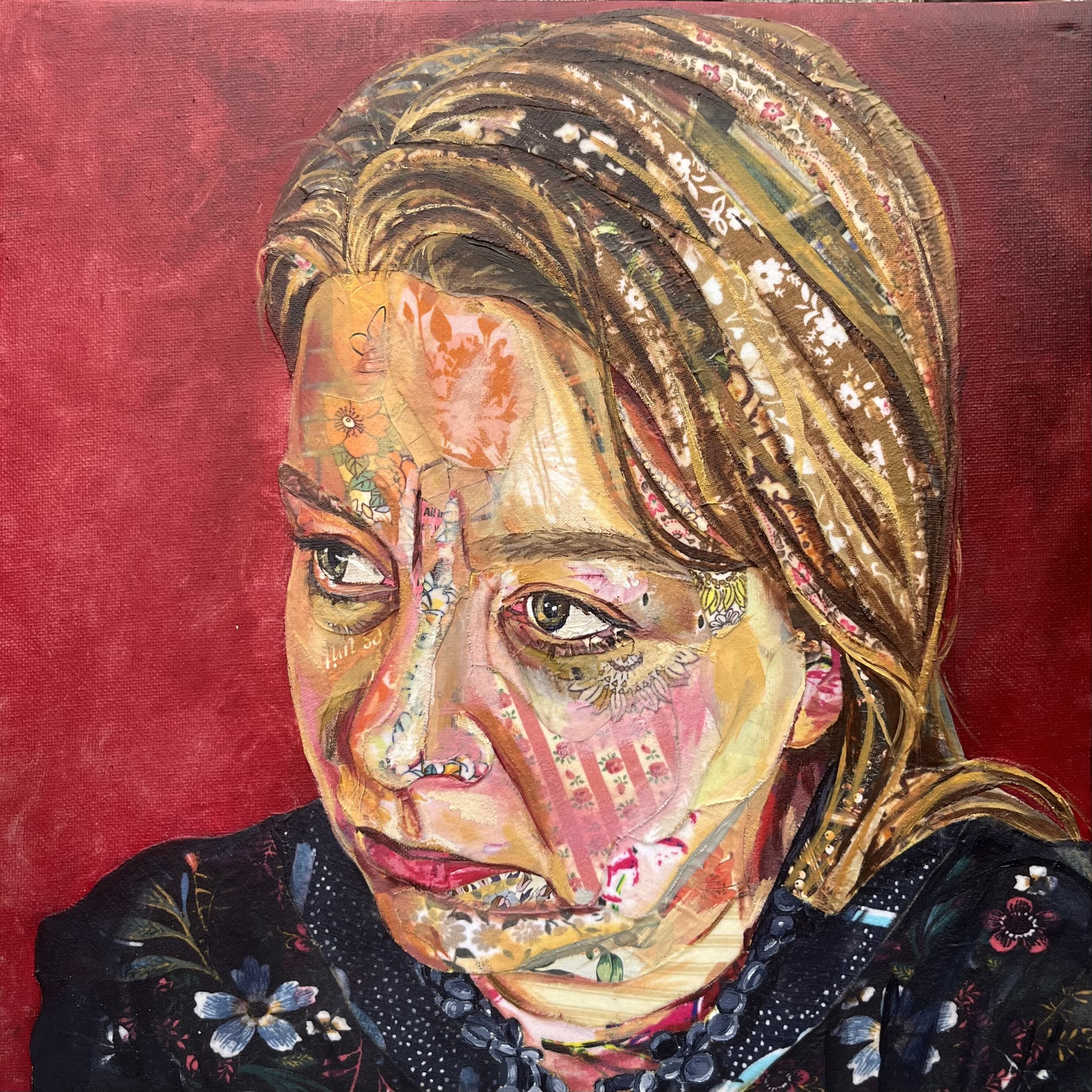 ‘Far Away’ mixed media 30x30 cm