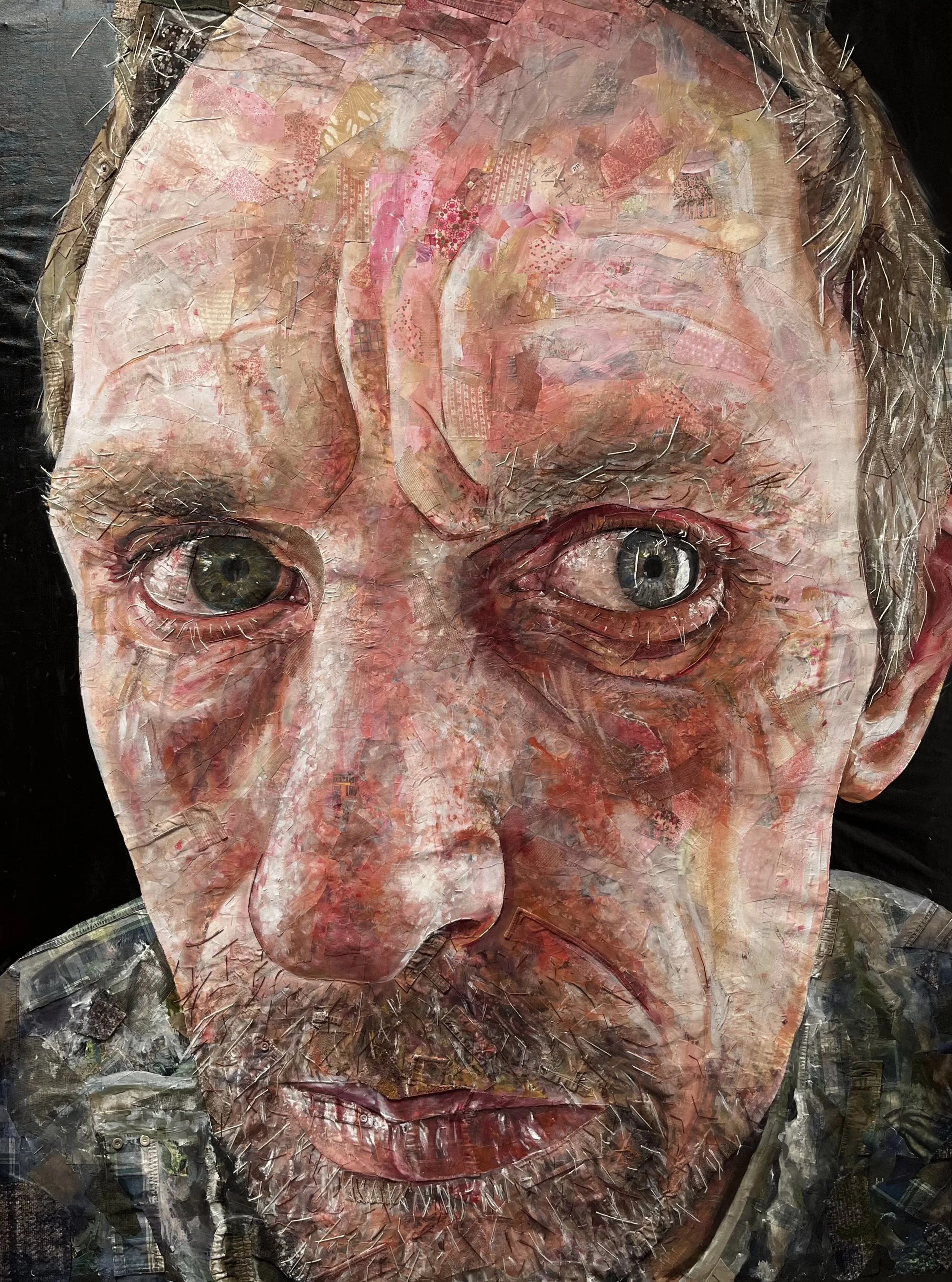 ‘Somber’ mixed media 1.5x2 m