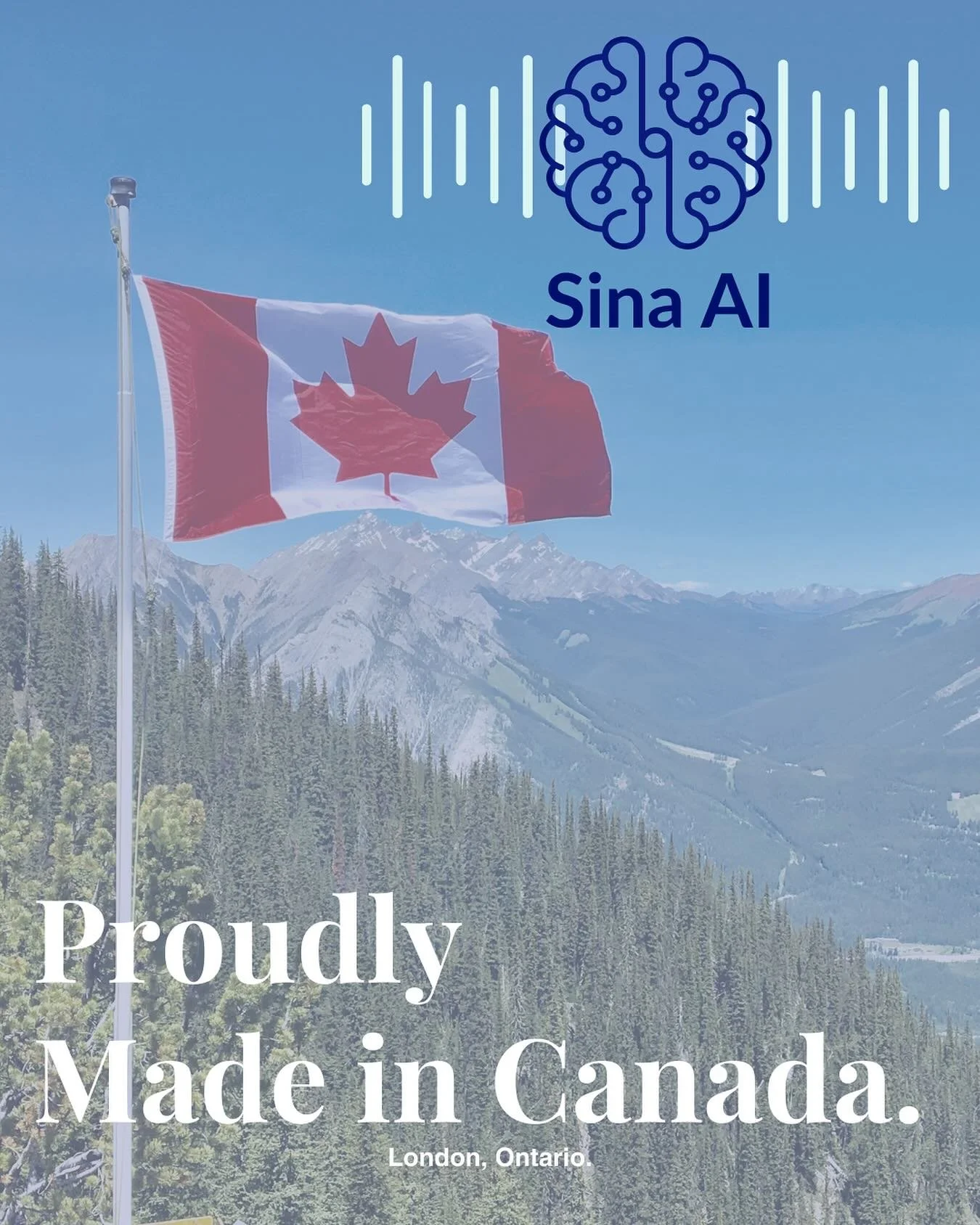 Sina AI is proudly made in Canada. #madeincanada #proudlycanadian