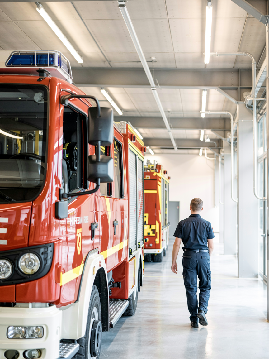 LED-Beleuchtung Feuerwehrhaus Schweiz – sichere, langlebige LED-Lösungen für Einsatzzentralen und Garagen