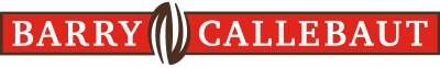 Logo mit dem Text 'BARRY CALLEBAUT' auf rotem Hintergrund