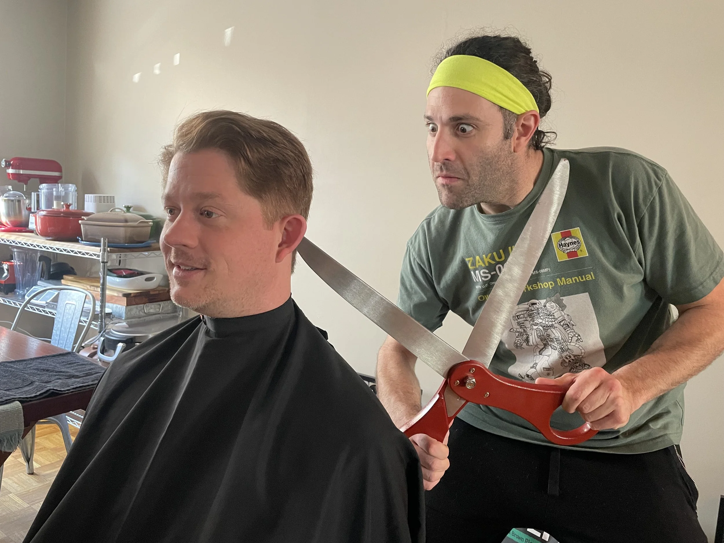 Big Scissors in Little Kitchen