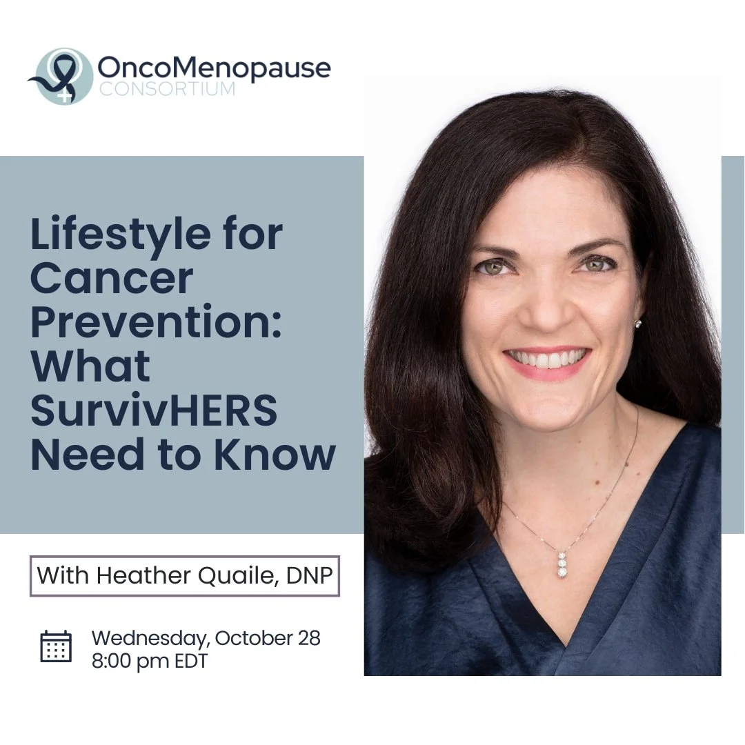 Lifestyle for Cancer Prevention: What SurvivHERS Need to Know - Amy Comander, MD