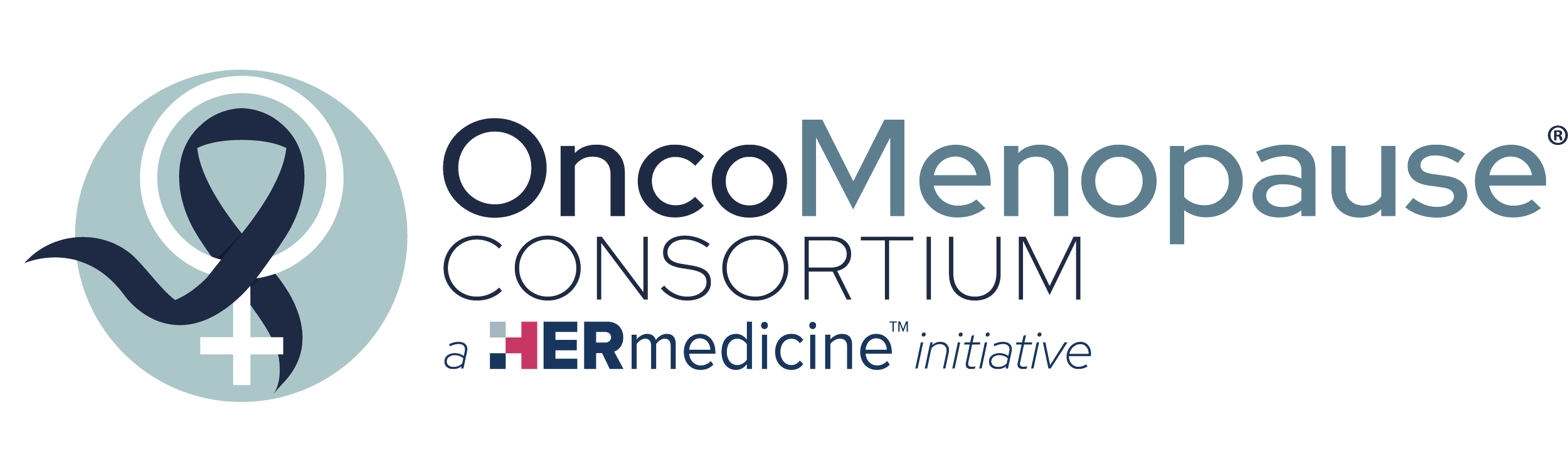 OncoMenopause Consortium® logo — a HERmedicine initiative